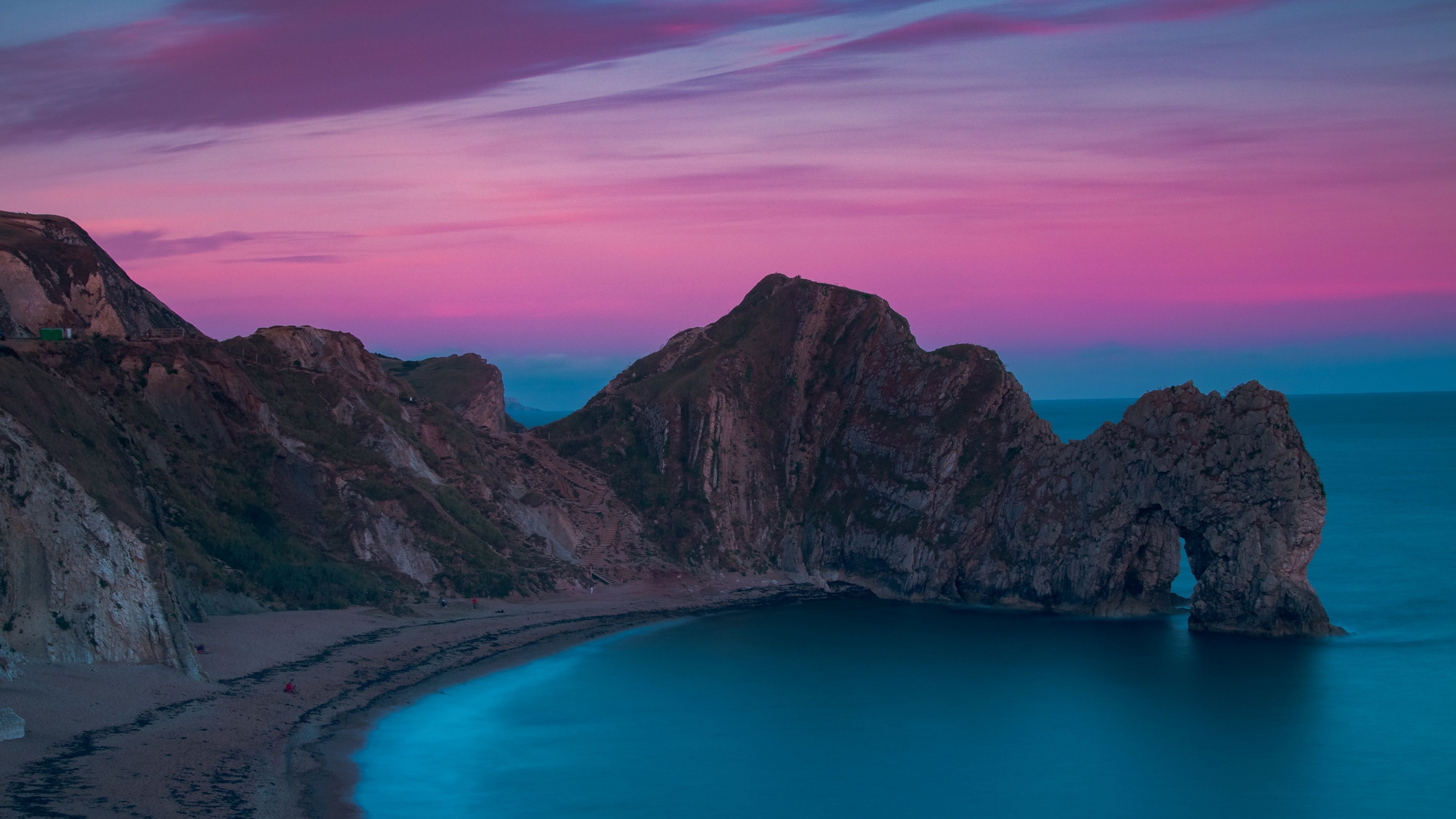 3840x2160 Durdle Door Wallpaper 4K, West Lulworth, United Kingdom