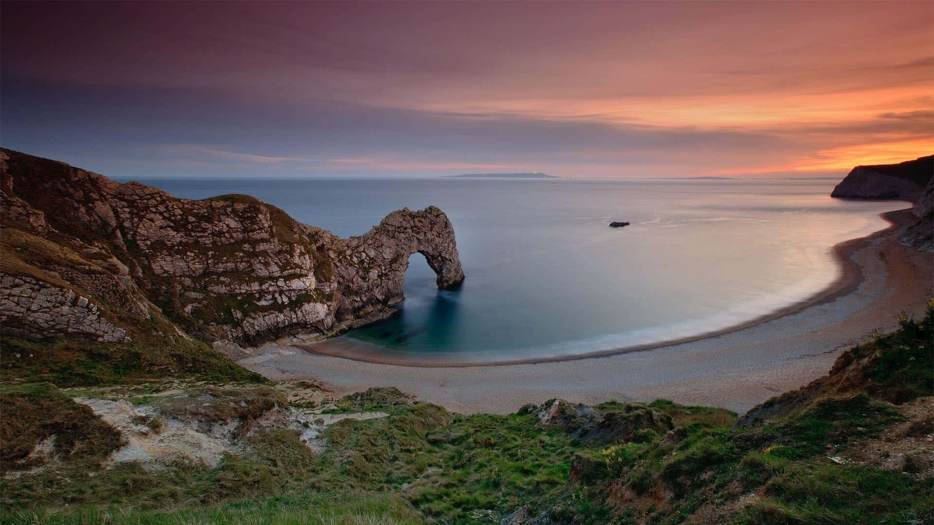 1920x1080 Download Scenic Desktop Durdle Door In England Wallpaper