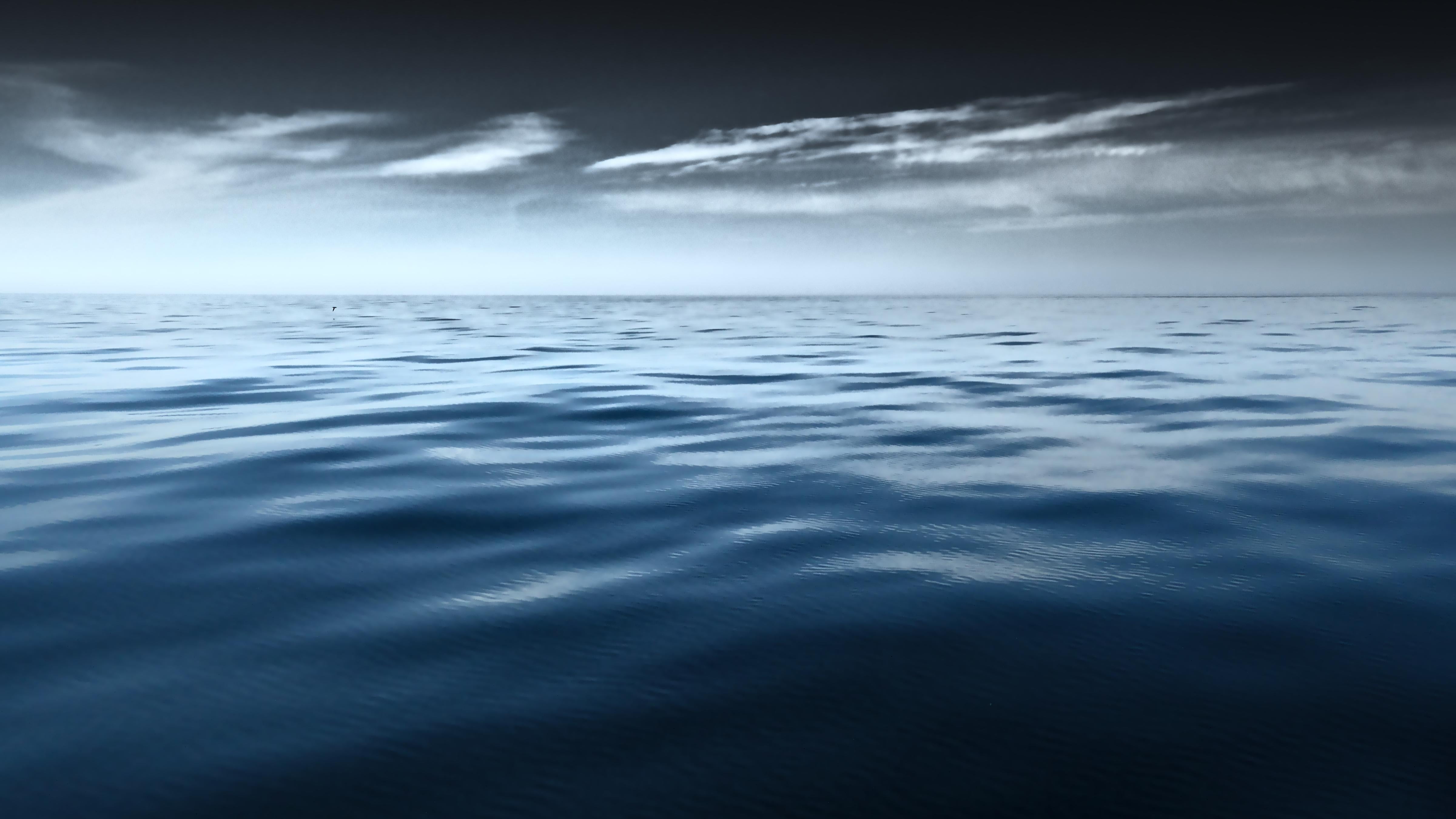 4801x2700 Surface, Ripples, Dark, Background HD wallpaper