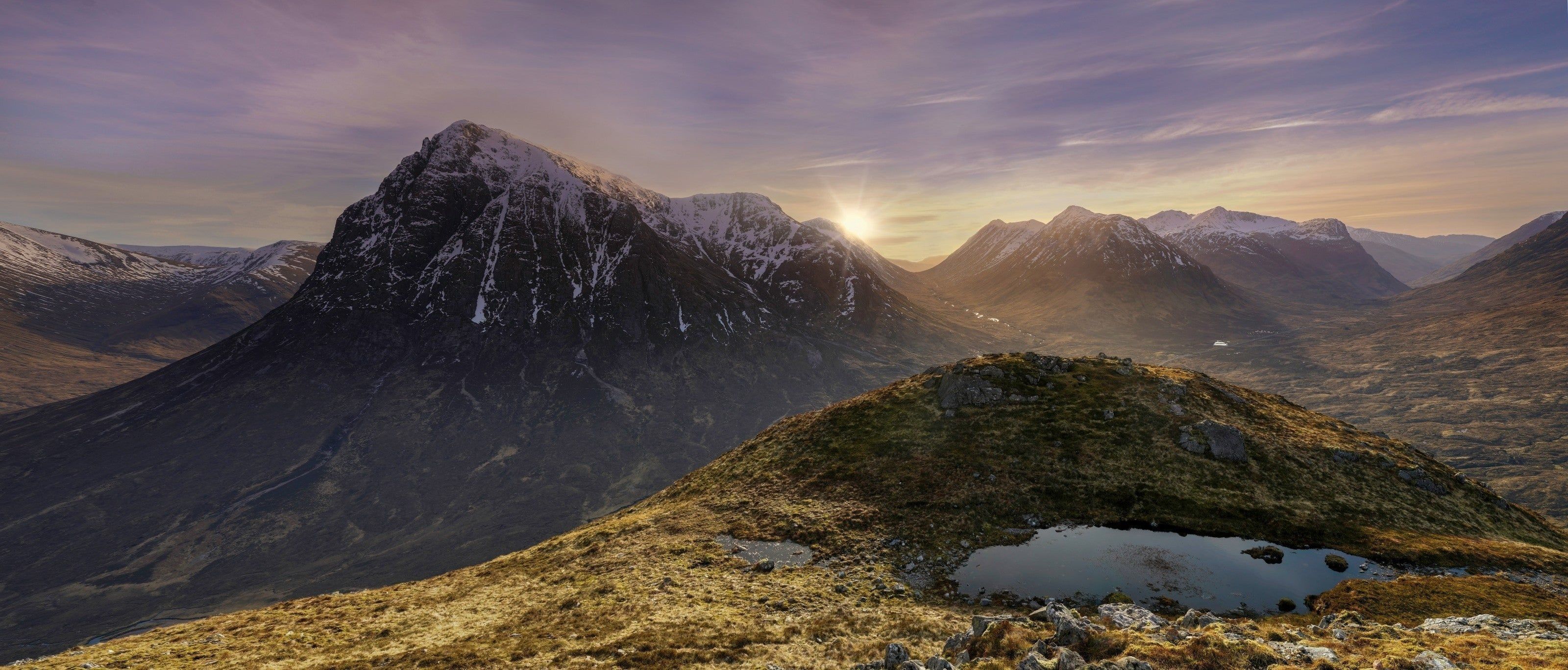 3200x1368 Walking Weekends. Glencoe, Scotland