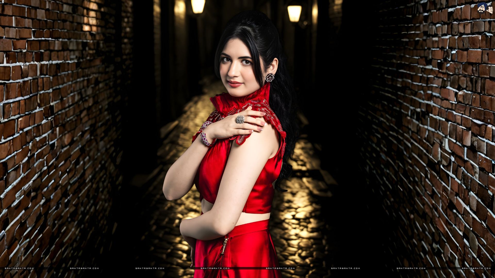 1920x1080 SantaBanta Indian Celebrities(F)-Harshaali Malhotra- Wallpap