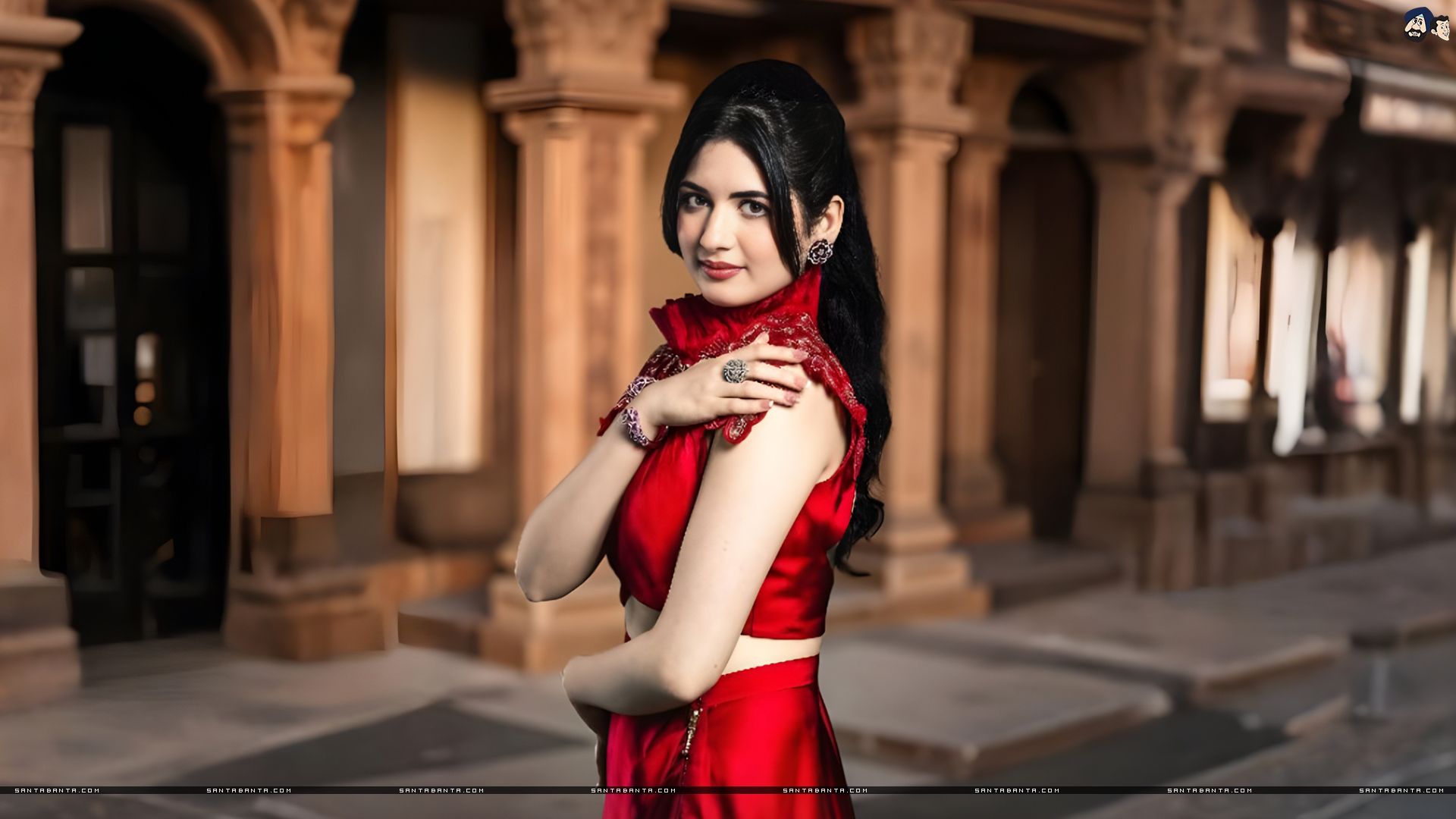 1920x1080 SantaBanta Indian Celebrities(F)-Harshaali Malhotra- Wallpap