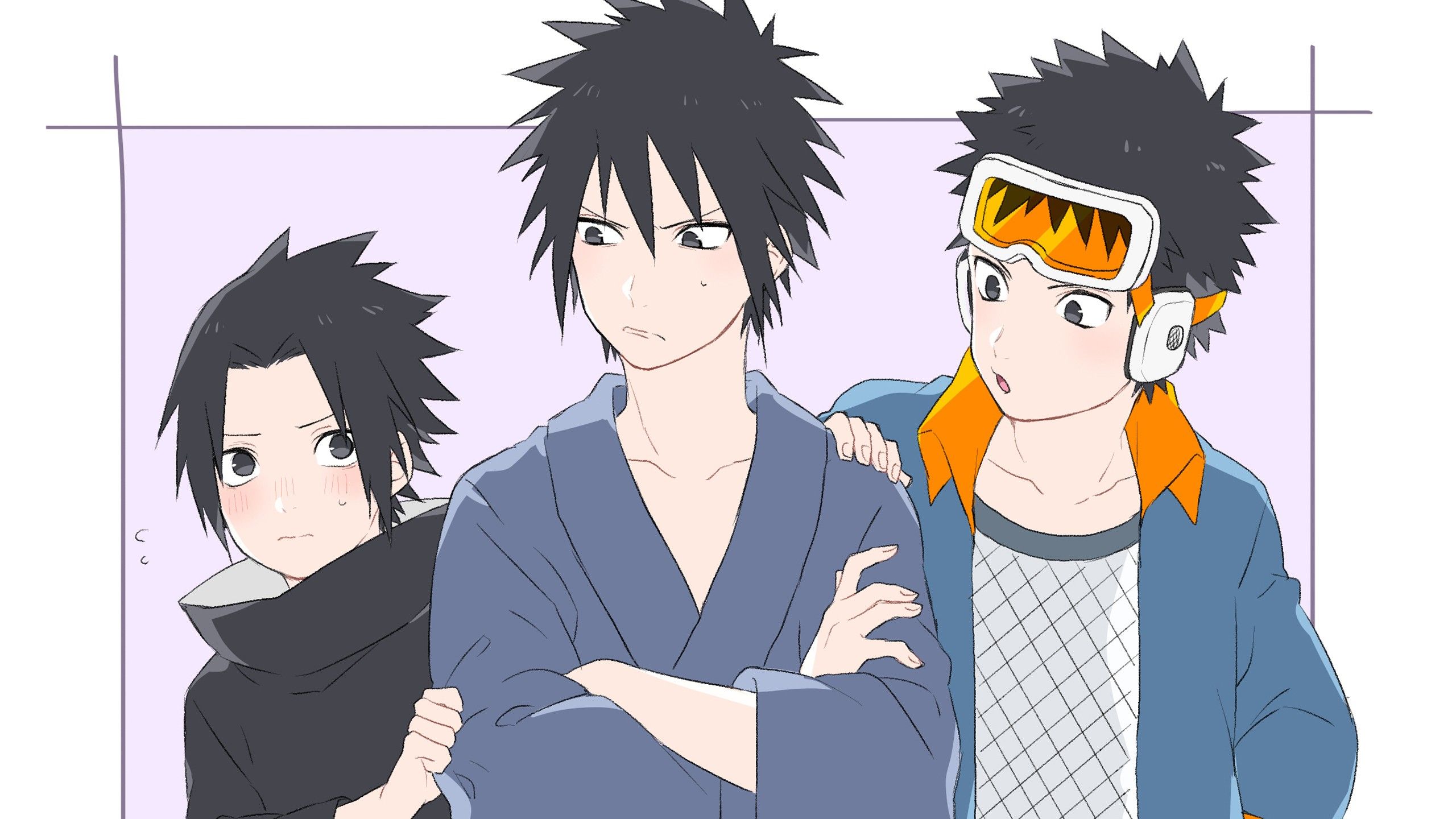 2560x1440 Boy Madara Uchiha Obito Uchiha Sasuke Uchiha HD Naruto Wallpaper