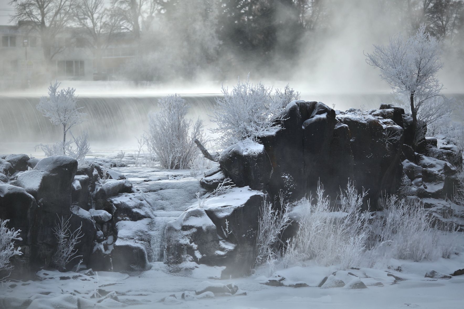 1768x1179 Wallpaper: Winter on the Falls. Idaho Falls Magazine Blog