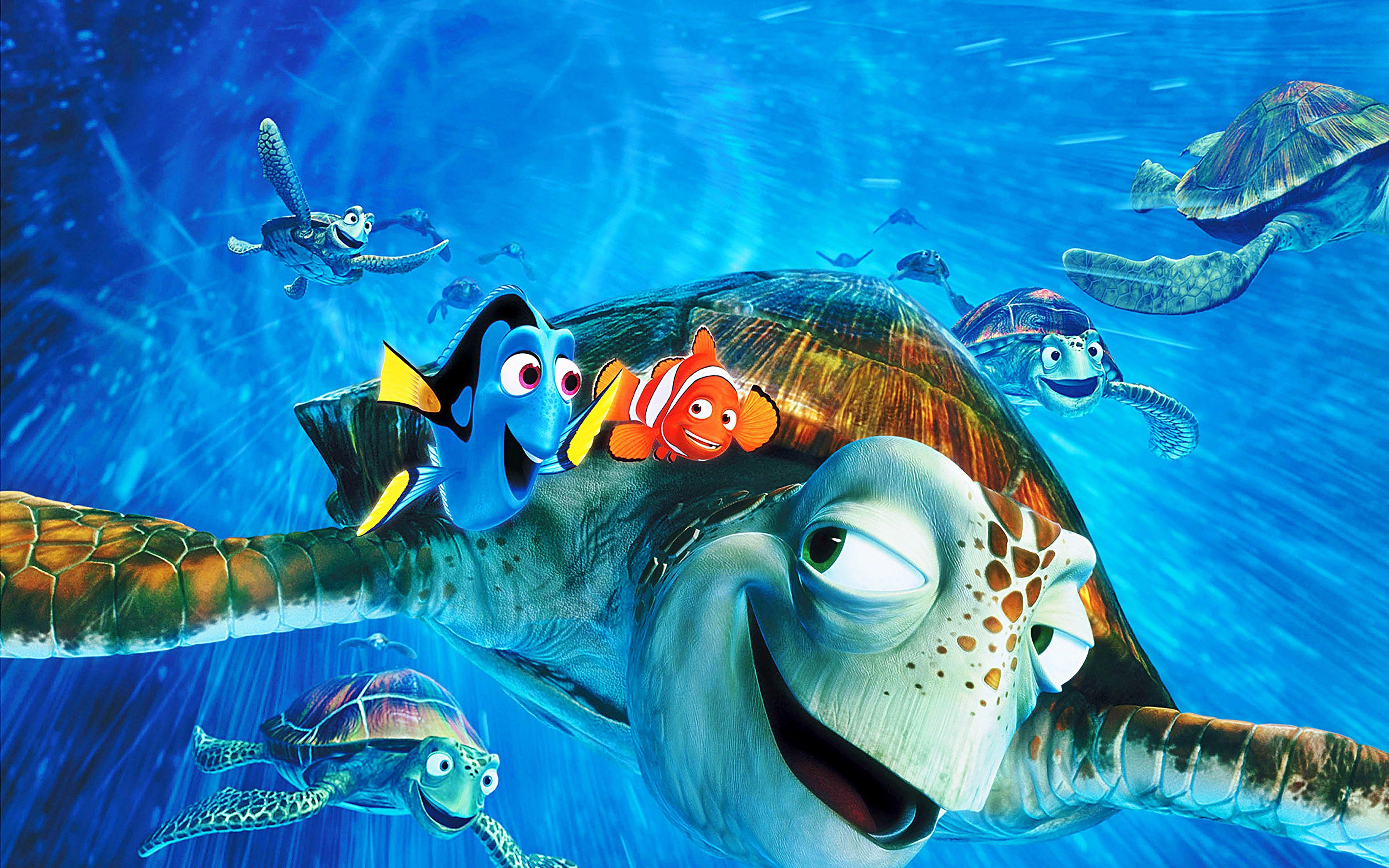 3840x2400 Wallpaper Finding Nemo Disney Illust