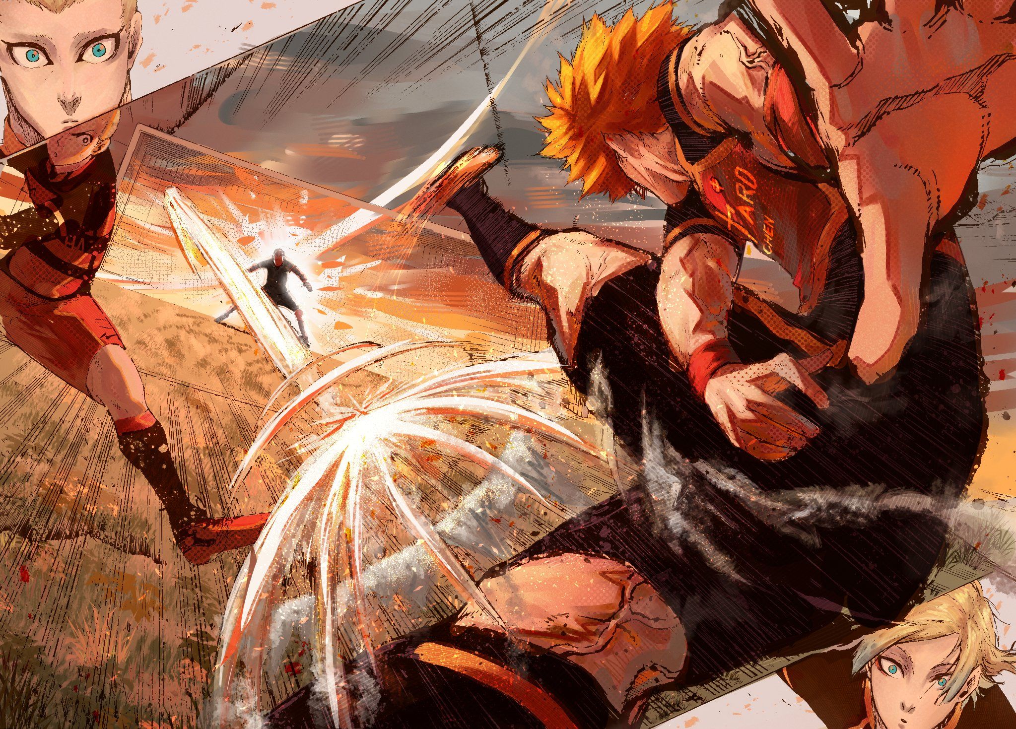 2047x1469 I colored 3 pages of Kunigami