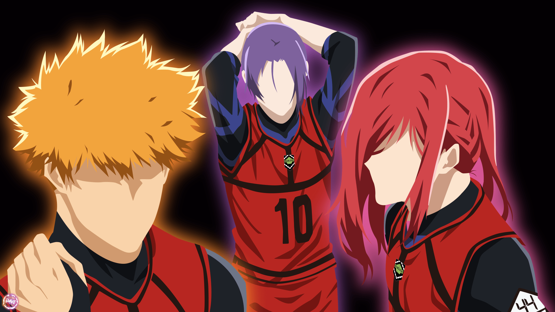 1920x1080 Blue Lock Trio: Reo, Rensuke & Hyoma in Stunning 4K Ultra HD Anime Wallpaper