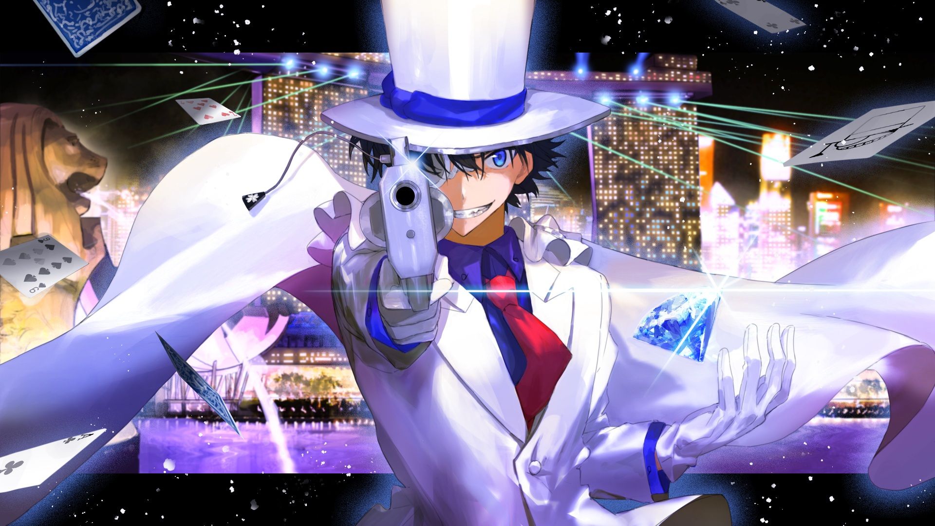 1920x1080 Kaito Kuroba: The Phantom Thief's HD Detective Conan Adventure by :/XUEFEIx1080