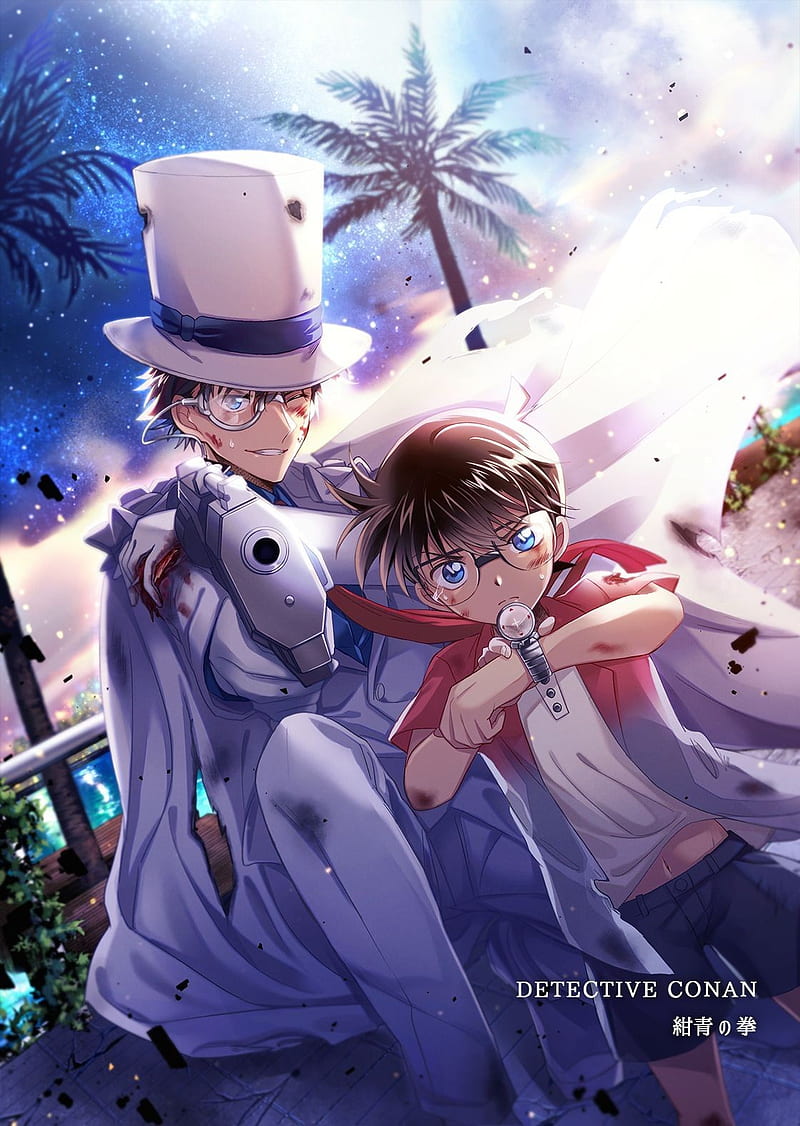 800x1126 Conan and Kaito, anime, super, HD phone wallpaper