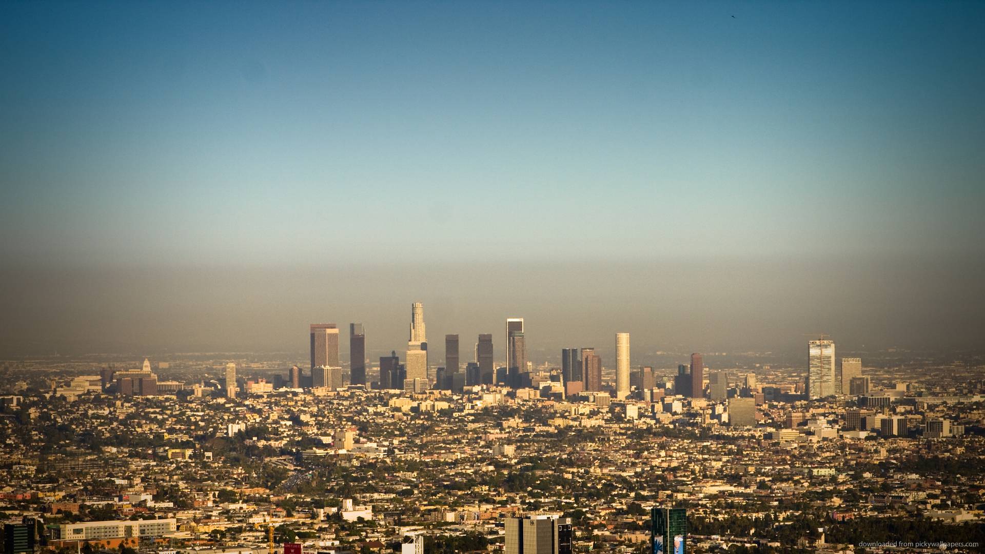 1920x1080 Download 1920x1080 Los Angeles Downtown Morning Wallpaper