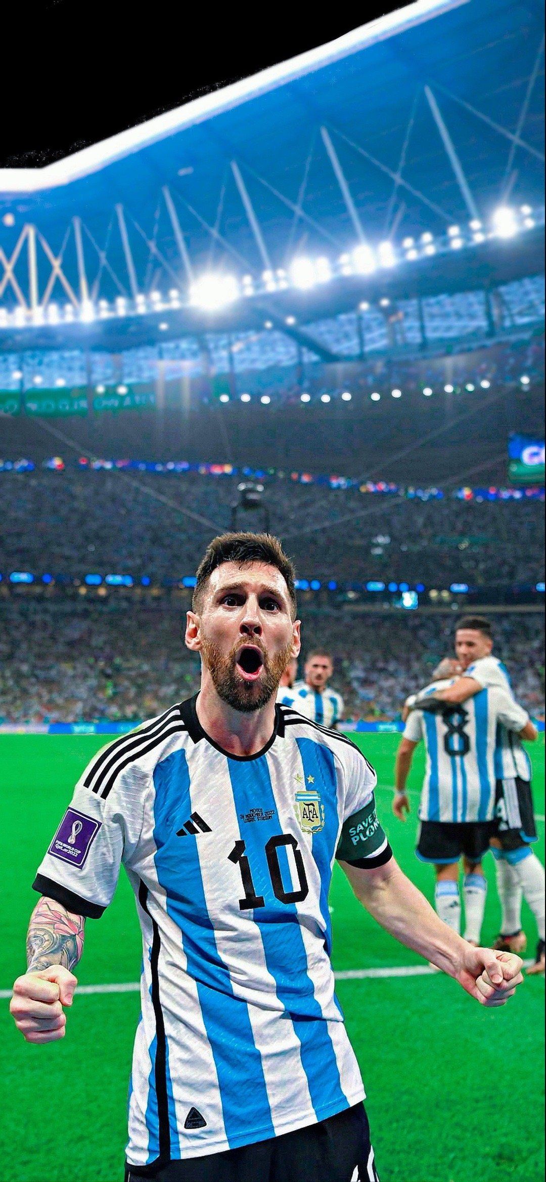1080x2336 Free Download FIFA World Cup Qatar 2022 Argentina vs Mexico Messi 4K & HD Wallpaper for iPhone & Android Phones
