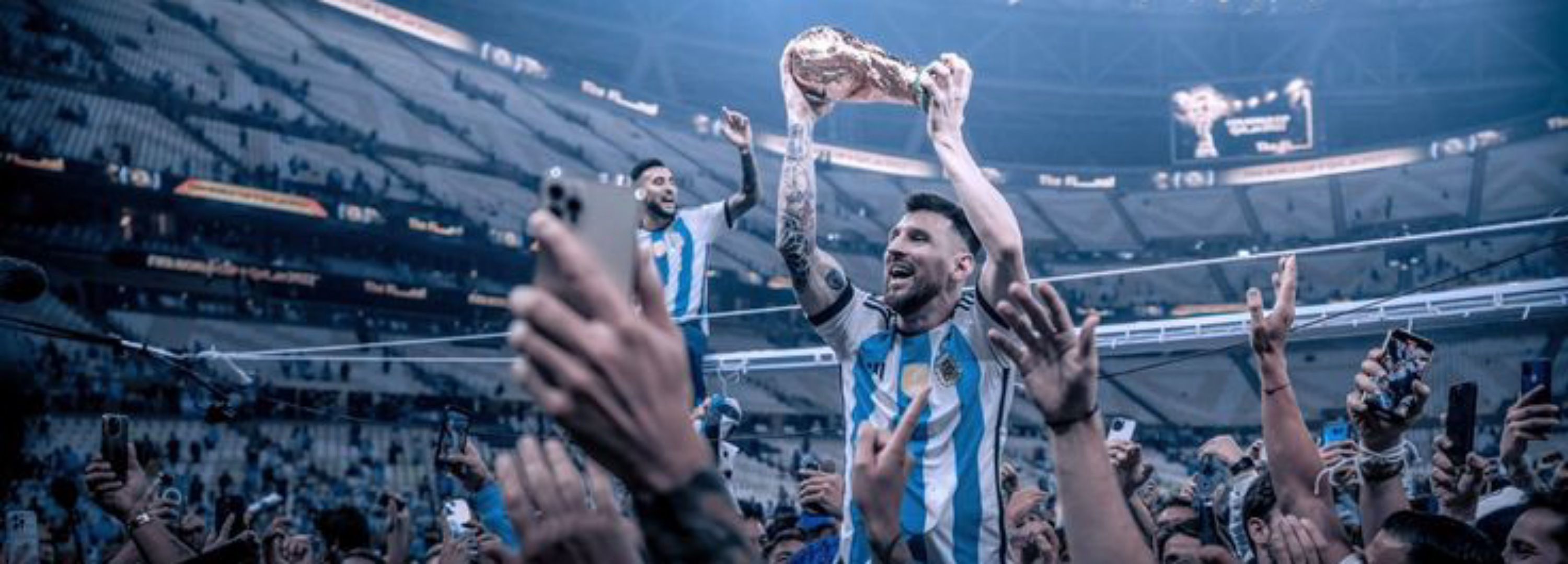 3000x1080 Wallpaper Lionel Messi, Scotiabank Arena, 2022 World Cup, 2022 Fifa World Cup Final, fc Barcelona, Background Free Image