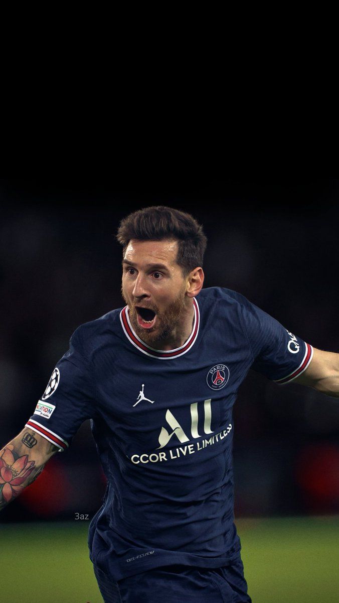 676x1200 4K Wallpaper #PSG. Lionel Messi