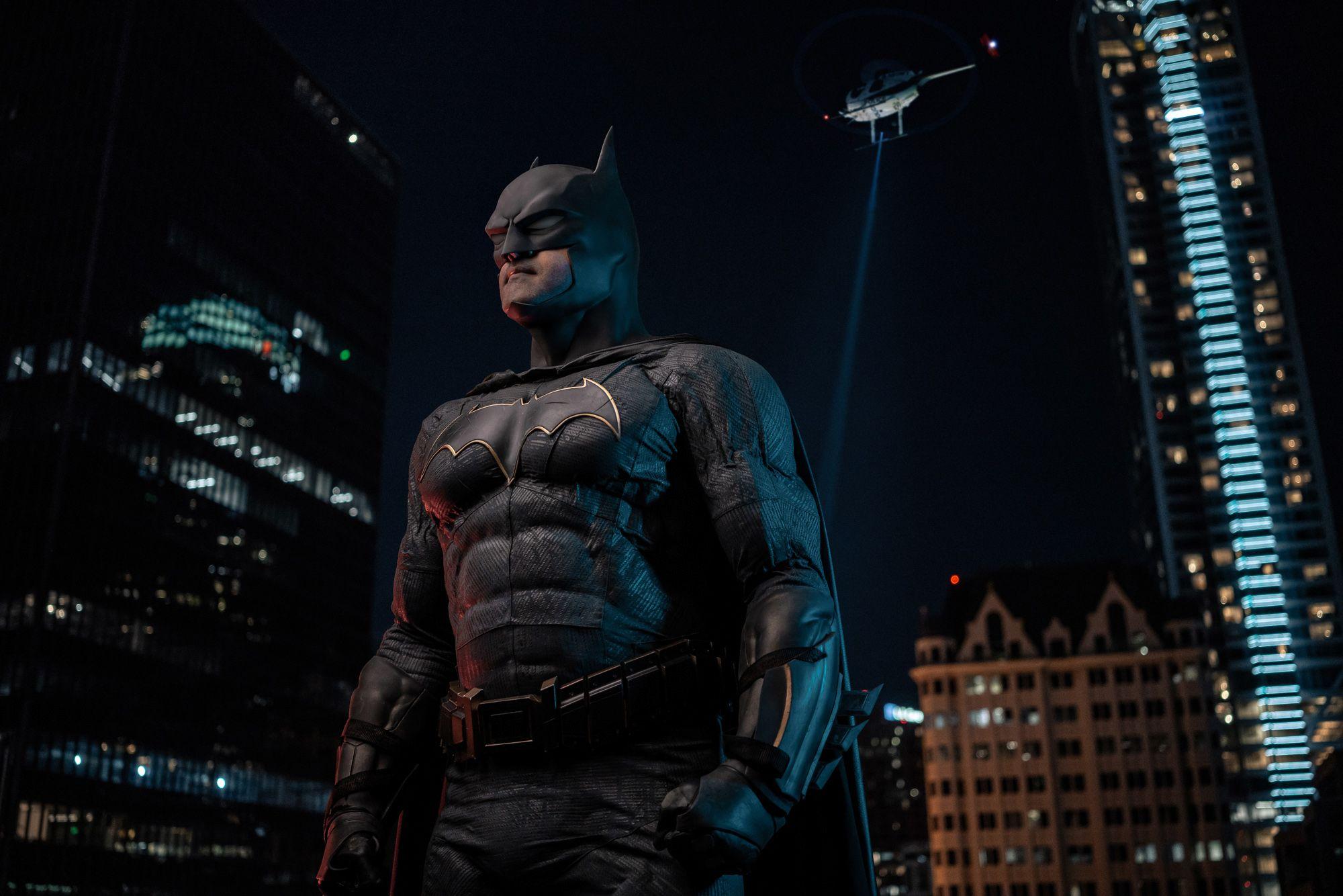 2000x1334 Batman Downtown Los Angeles, HD Superheroes, 4k Wallpaper, Image