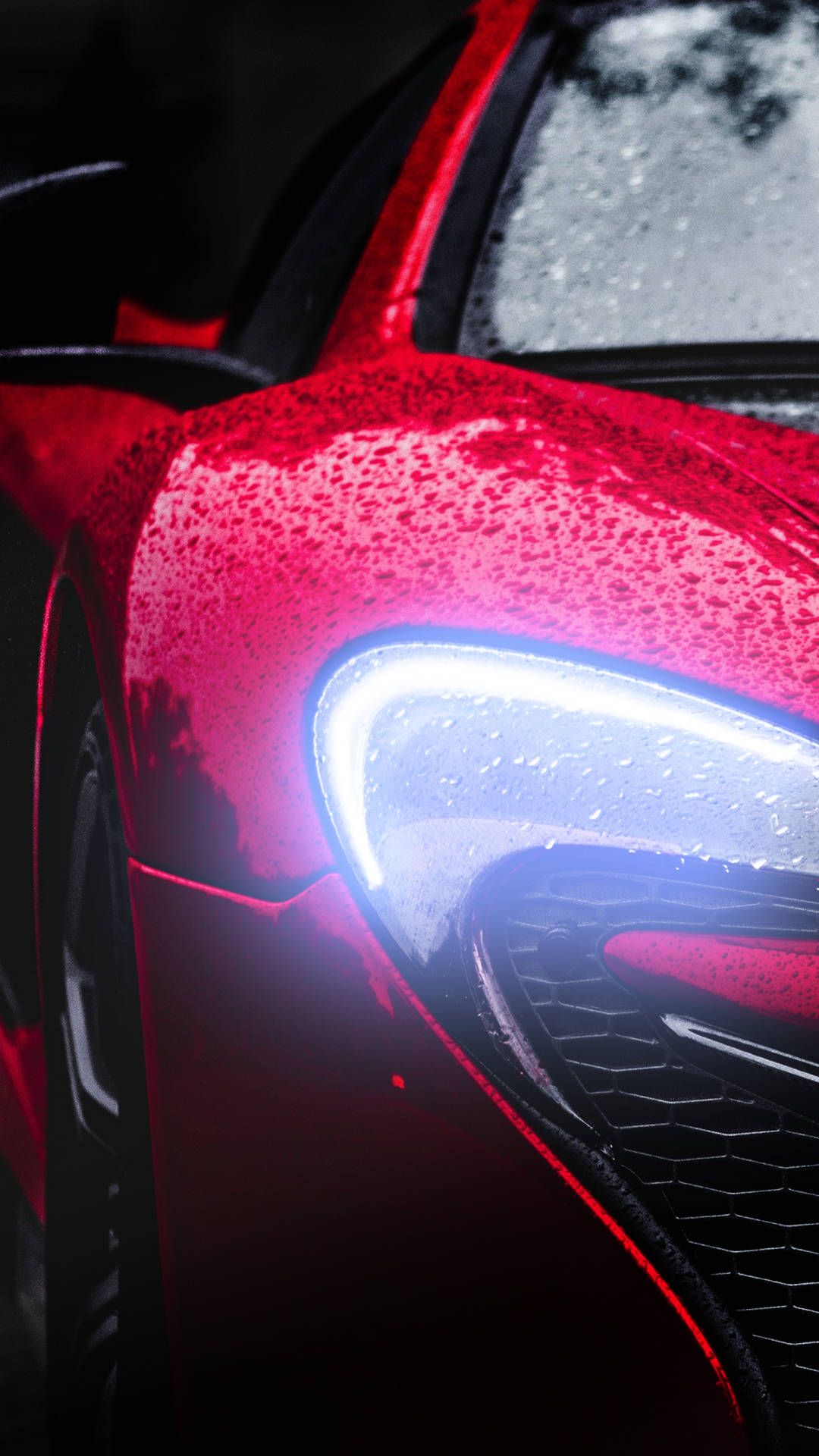 1080x1920 Download Red 4K Car iPhone Closeup Wallpaper