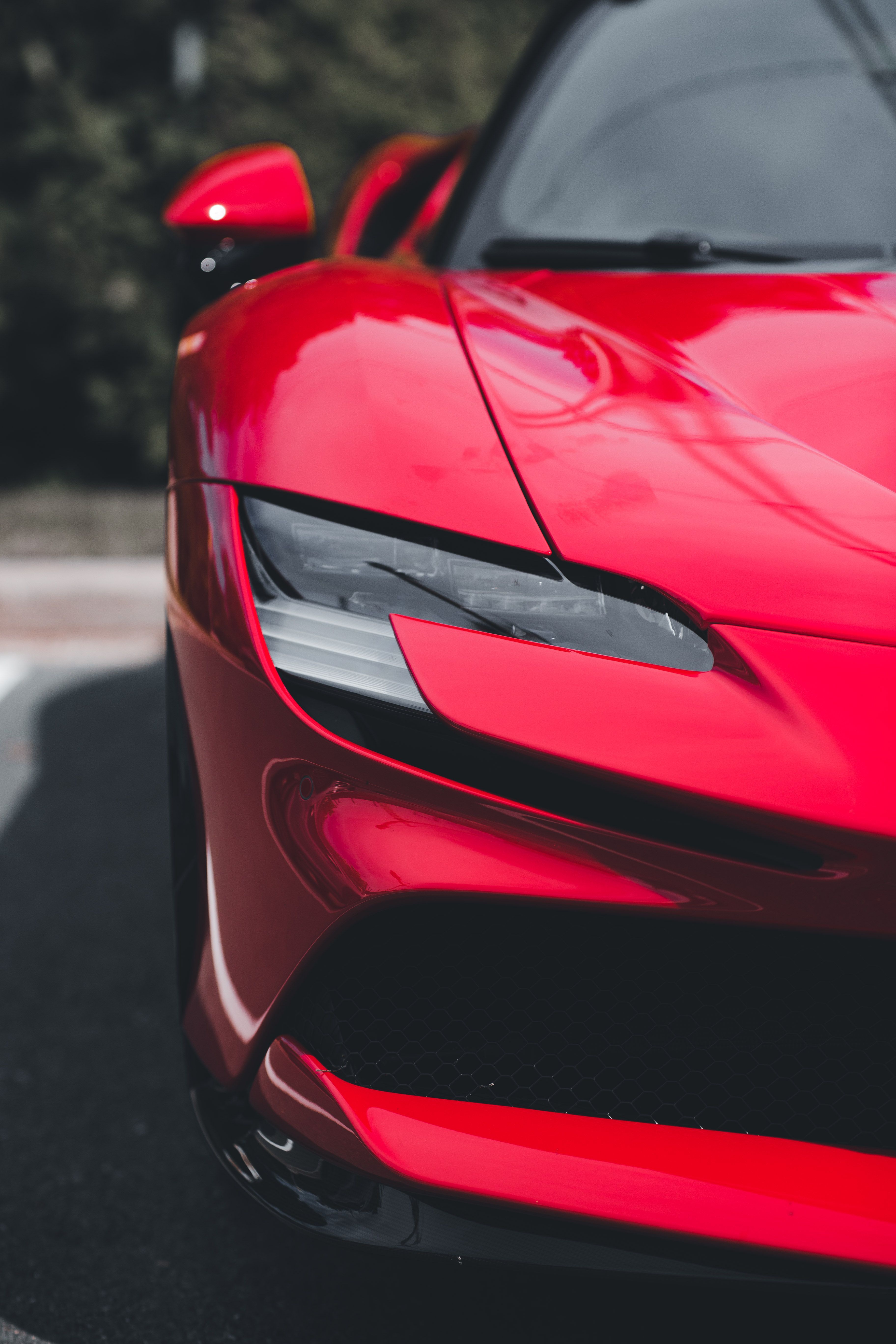3648x5472 Close Up Shot Of A Red Sports Car · Free