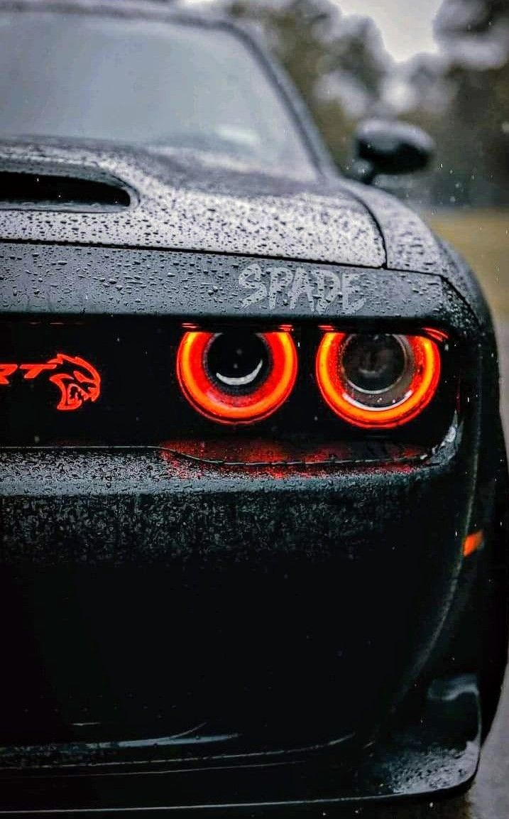 717x1153 Black Sports Car with Red Headlights. Black car with red taillights, Car photography inspiration, Luxury car wallpaper ideas