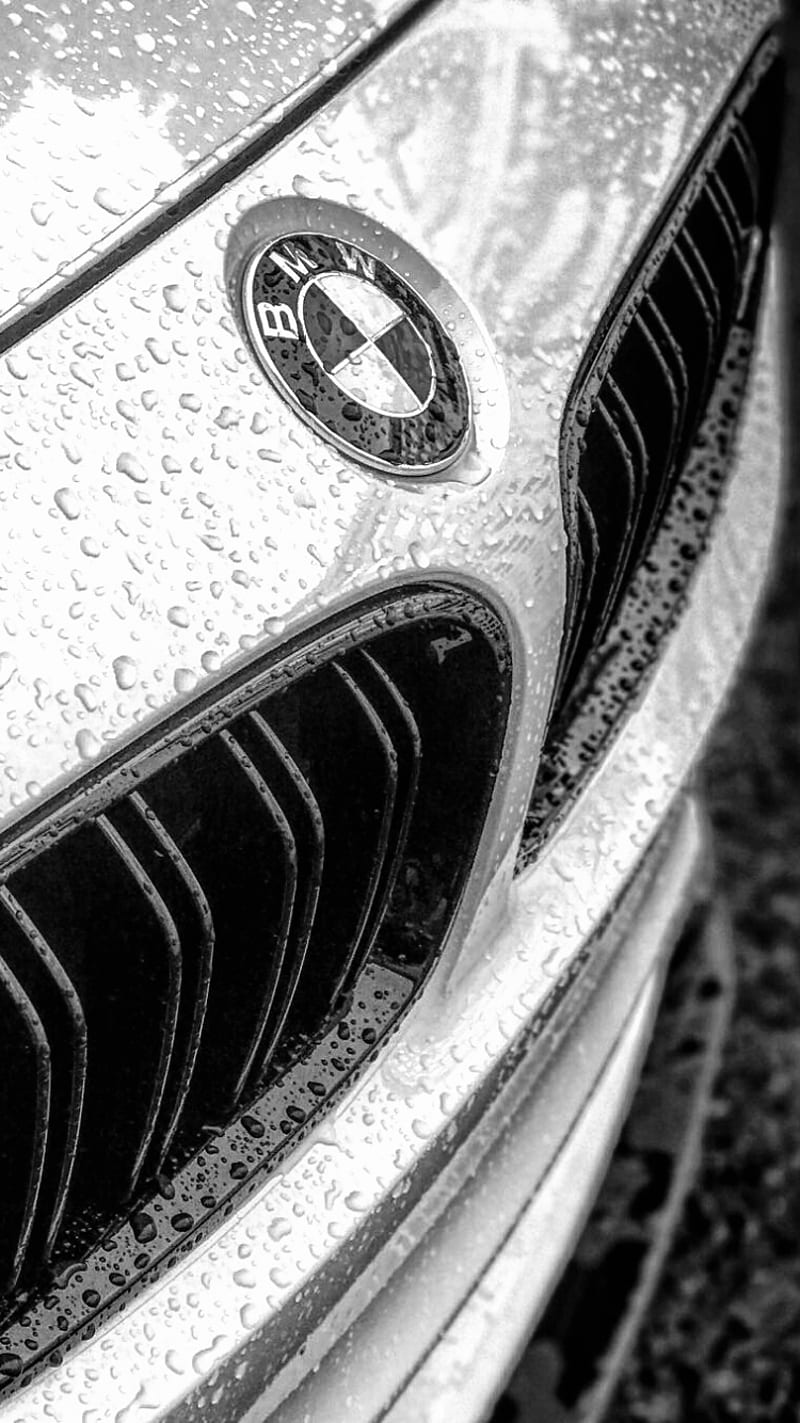 800x1423 White BMW, car, close up, logo, m m vehicle, HD phone wallpaper