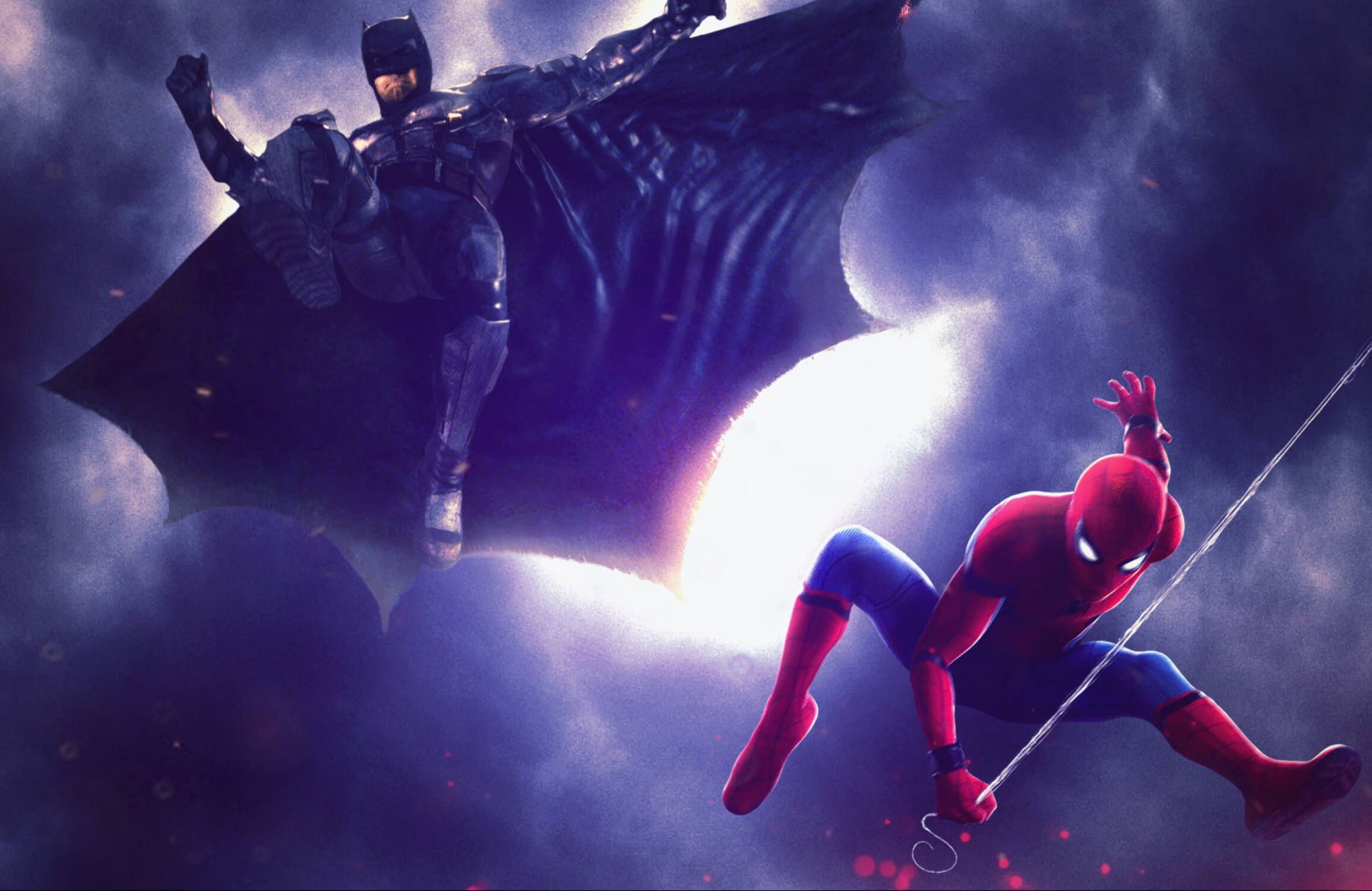 2310x1500 Spider Man And Batman Wallpaper