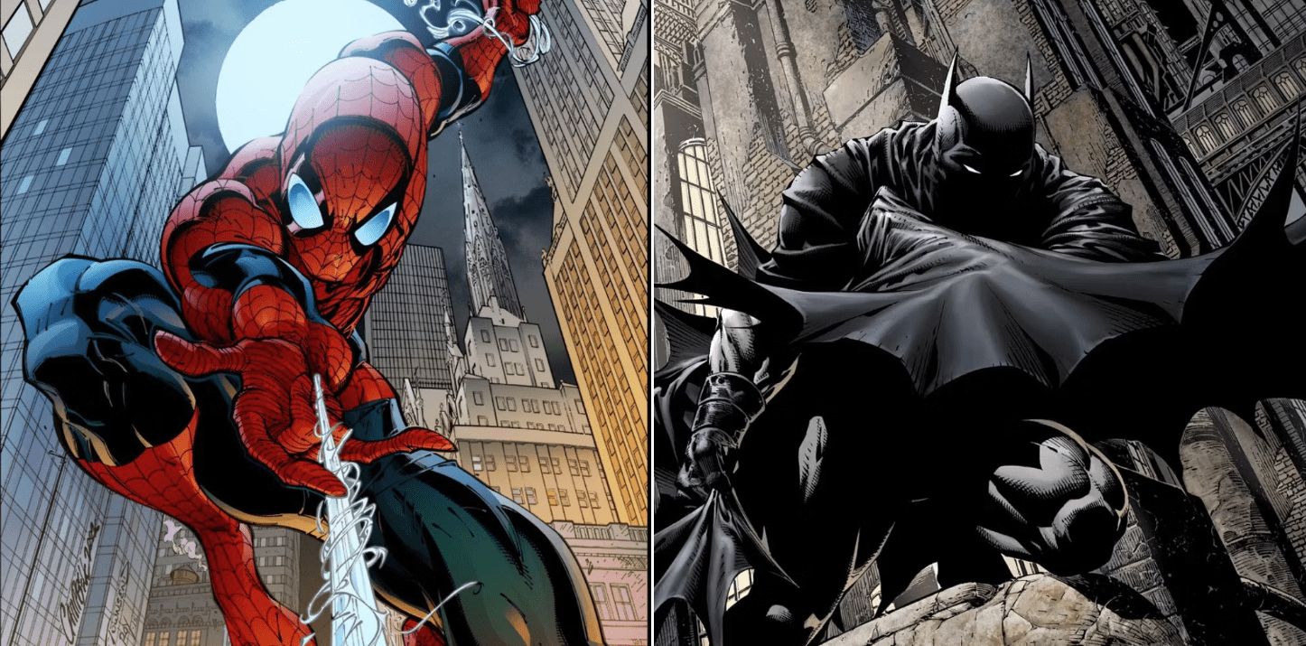 1446x715 Who Has A Harder Life? Batman Or Spider Man?