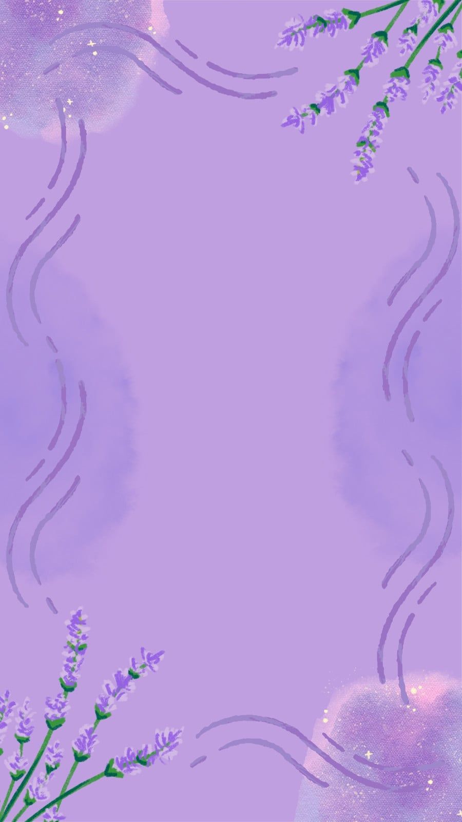 900x1600 Free and customizable lavender background templates