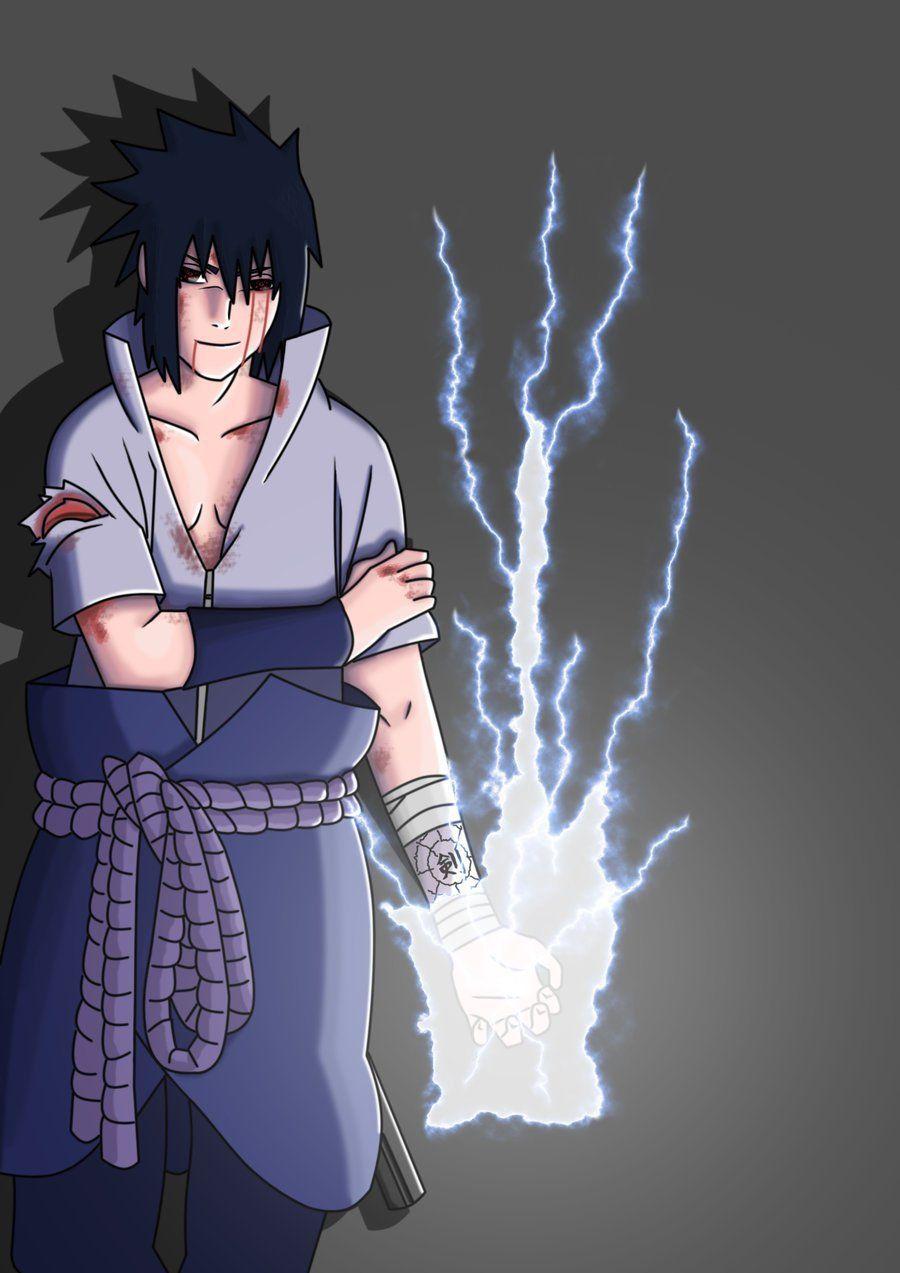 sasuke uchiha taka chidori