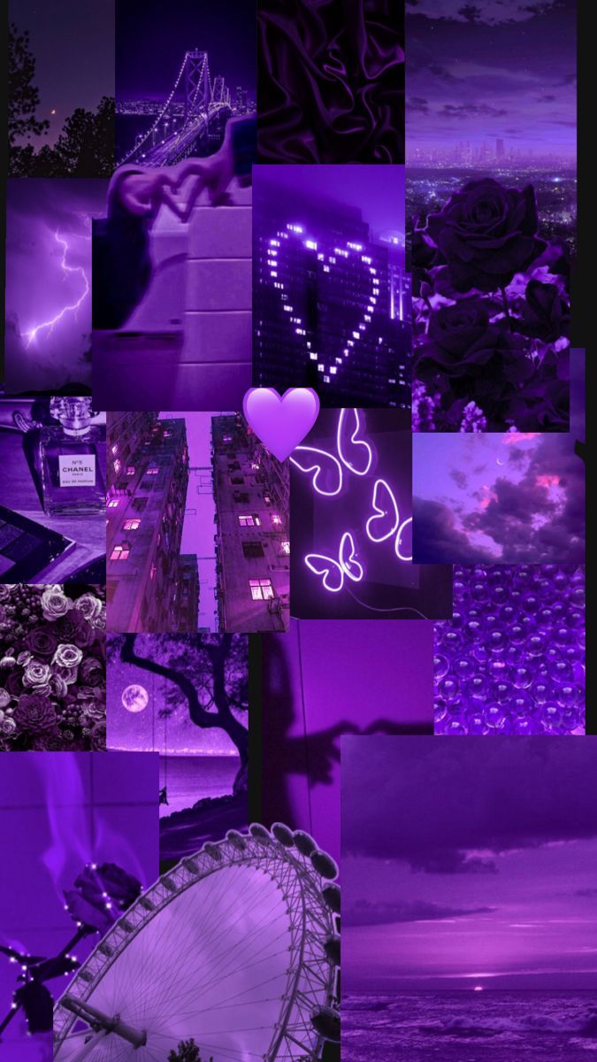 675x1200 Purple Wallpaper Collage with Love Word. Black and purple wallpaper, Dark purple wallpaper, Purple vibe
