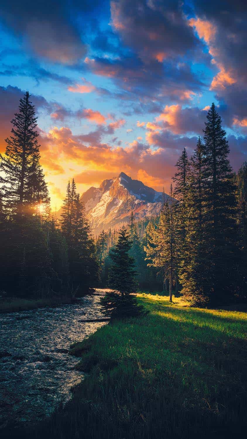 844x1500 Stunning Nature in Mountains Valley iPhone Wallpaper HD