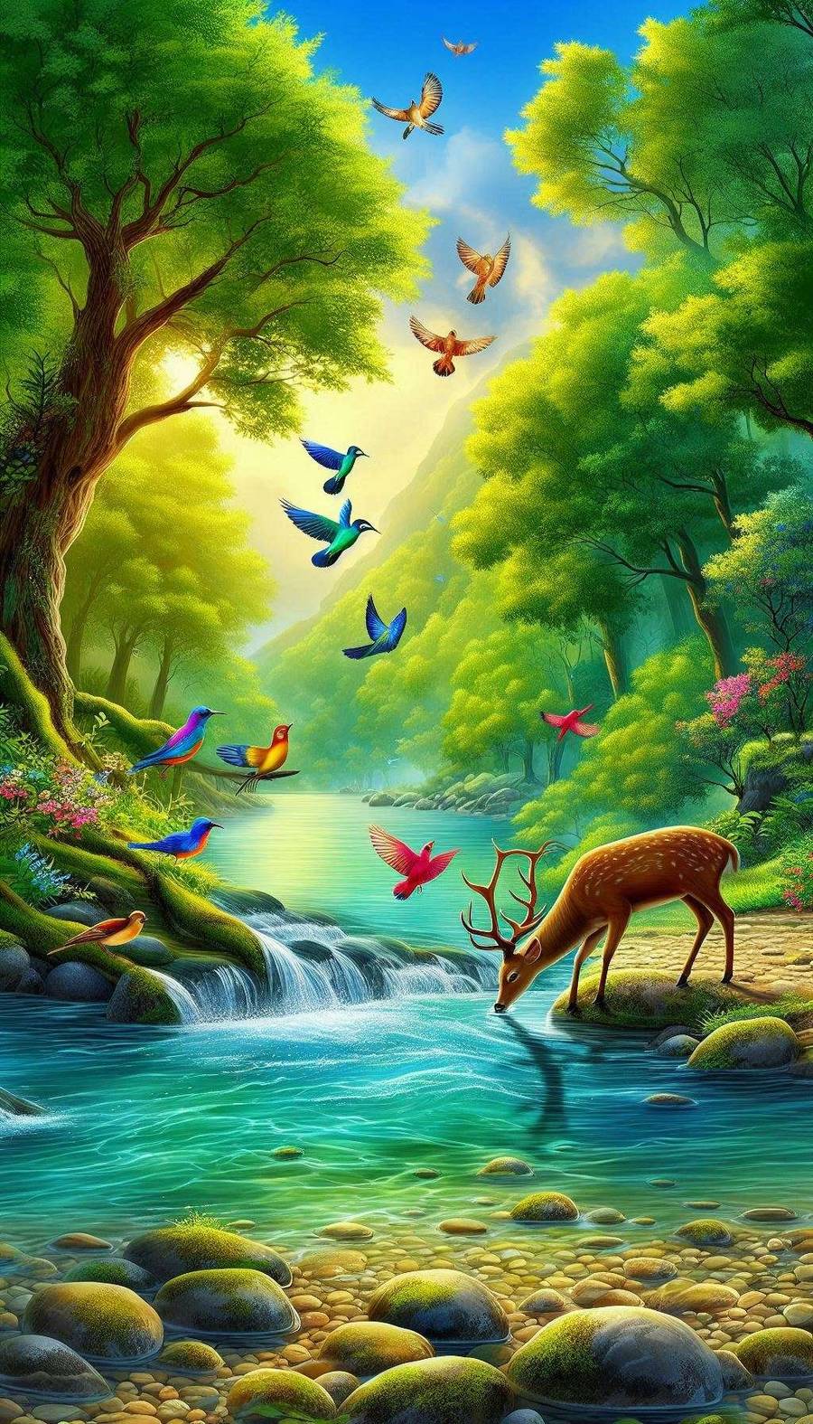 900x1575 Stunning Nature Mobile Wallpaper in HD (HD)