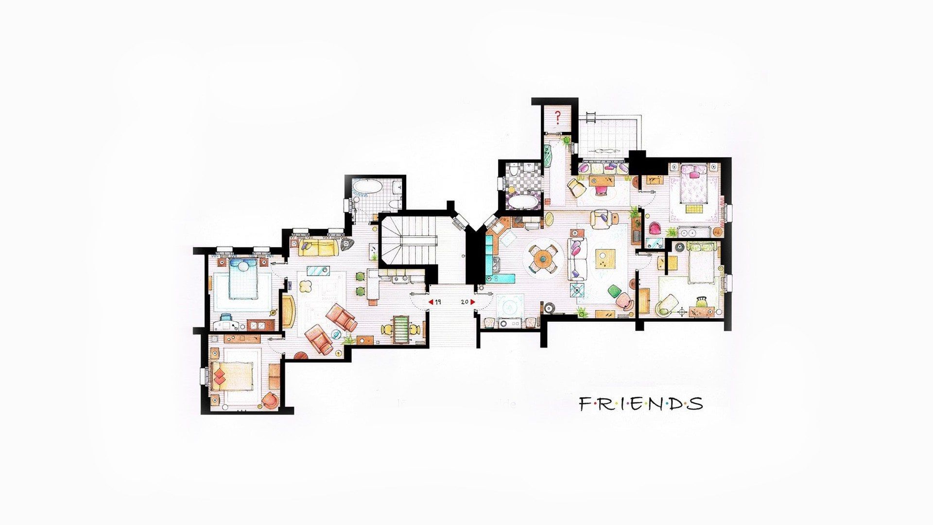 1920x1080 Friends floor plan