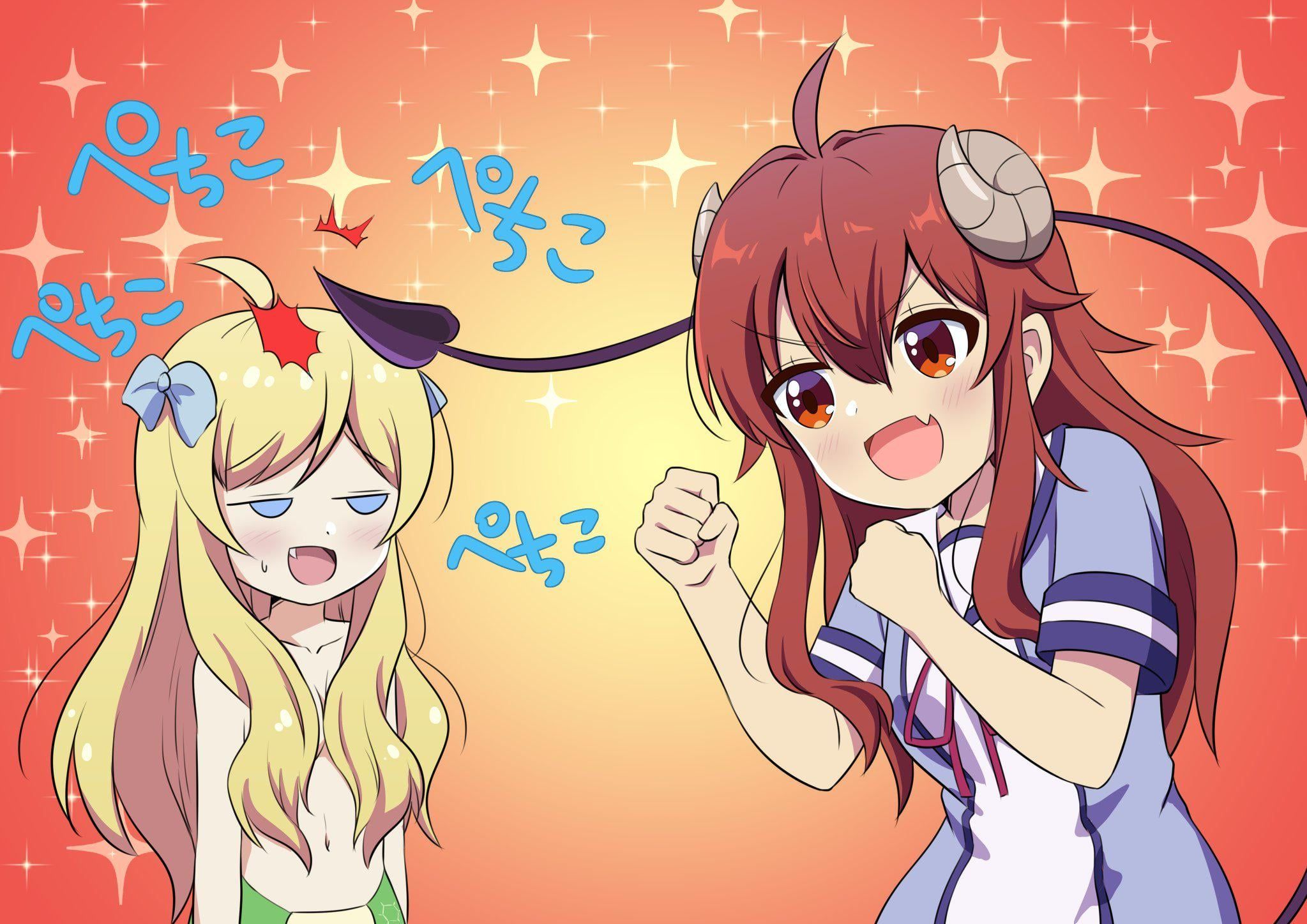 2047x1447 Jashin Chan And Shamiko