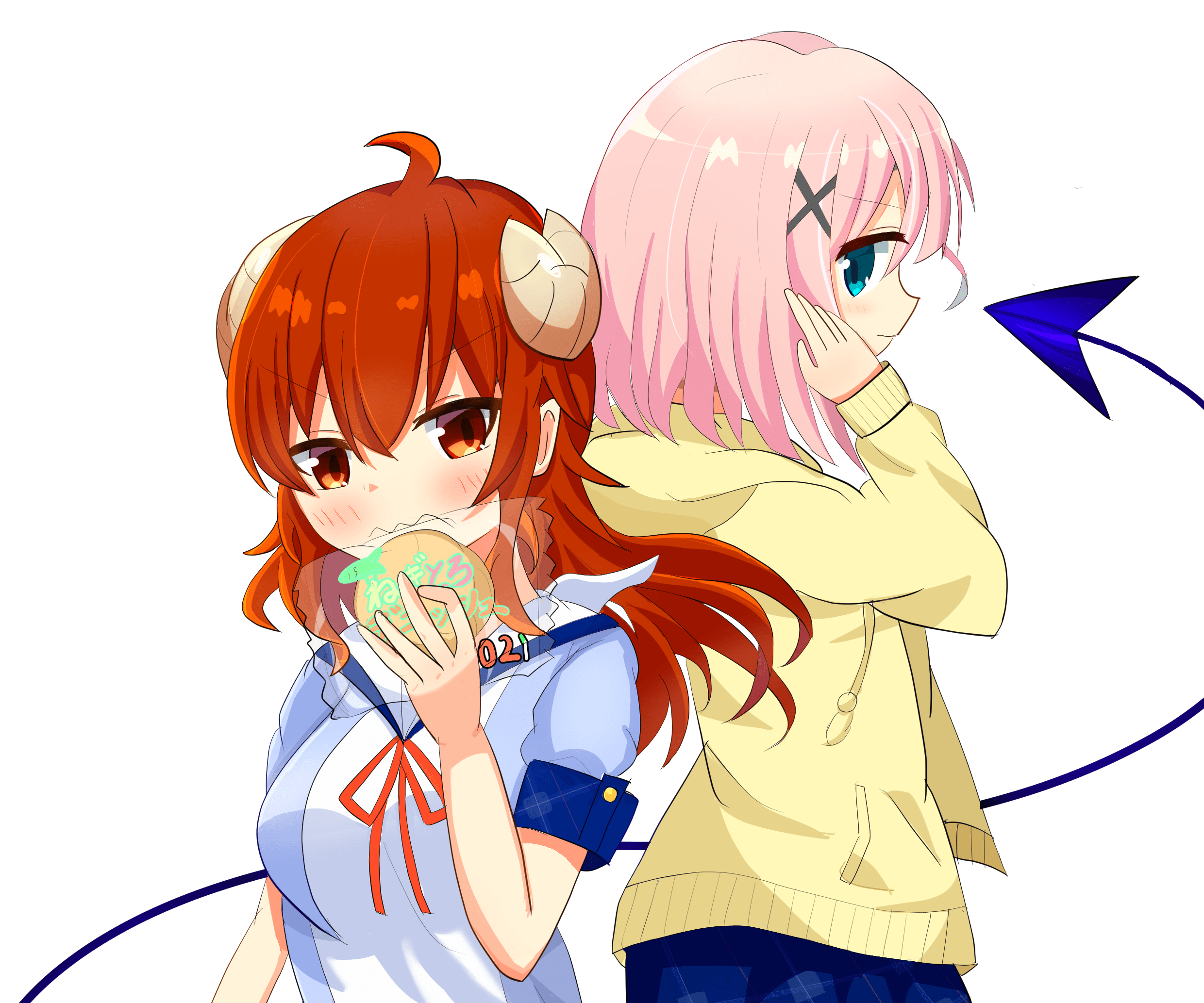 2480x2067 Download Momo Chiyoda Yuuko Yoshida Anime The Demon Girl Next Door HD Wallpaper by ぐろにがx2067