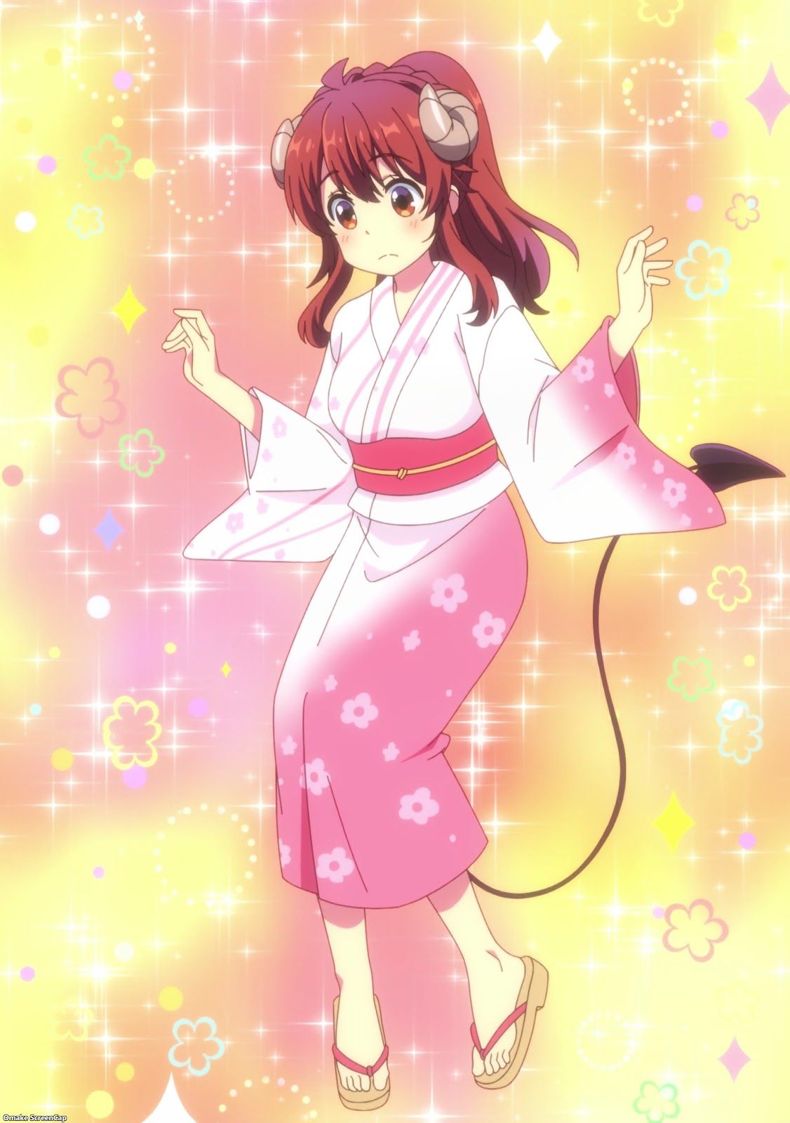 1126x1600 Joeschmo's Gears and Grounds: Machikado Mazoku S2 9 Rubs Momo's Tummy