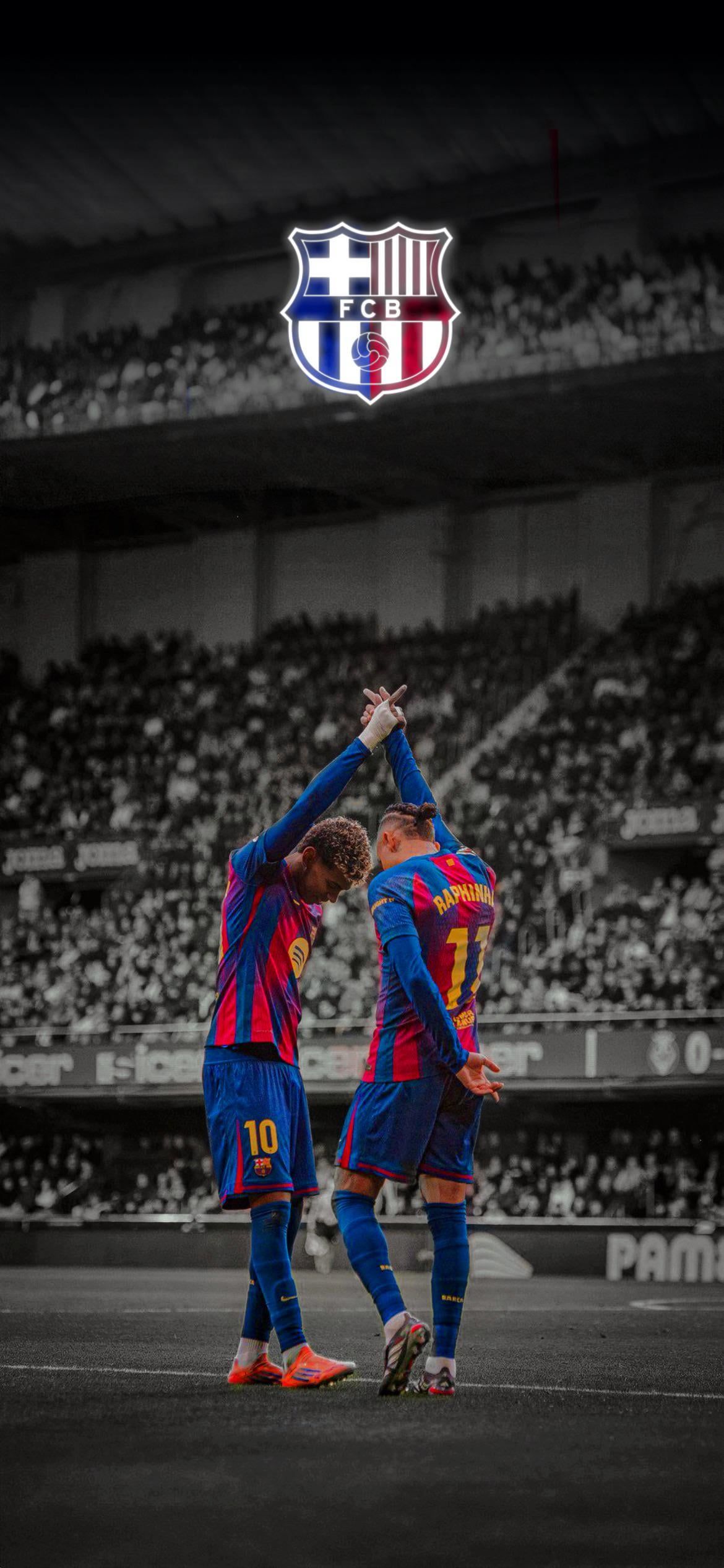 1170x2532 Lamine Yamal & Raphinha Wallpaper I made free to use