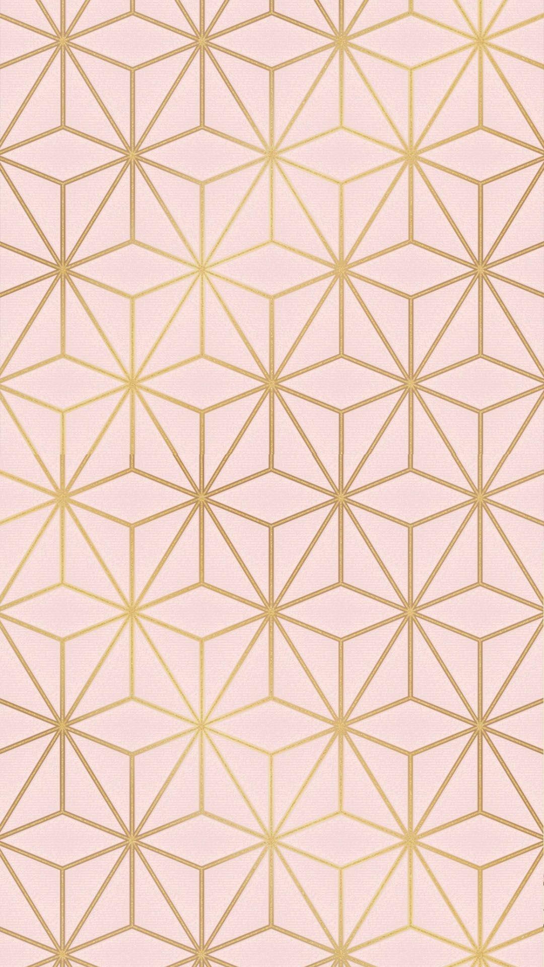 1080x1920 Astral Metallic Wallpaper Blush Pink Gold. Tapetes art deco