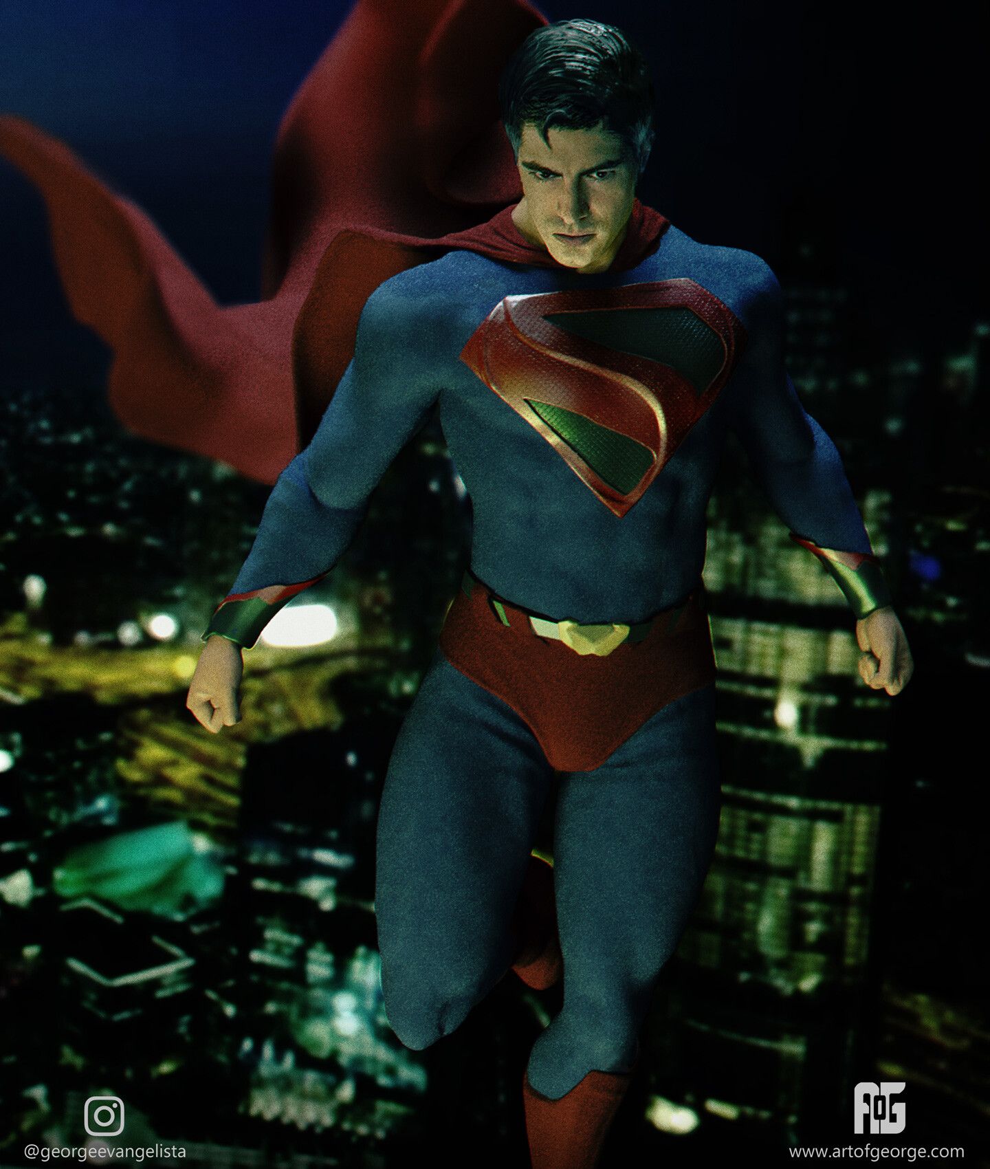 1440x1700 George Evangelista Come Superman