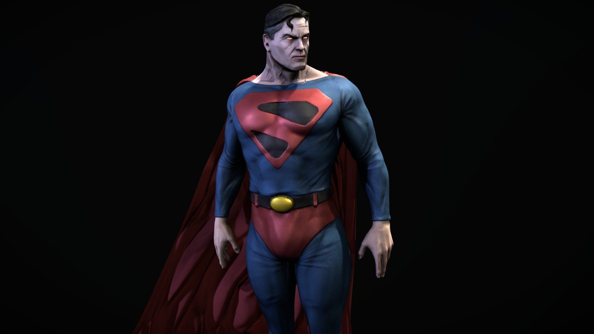 1920x1080 Kingdom Come Superman model by Jeff de Guzman [8d6bcc8]