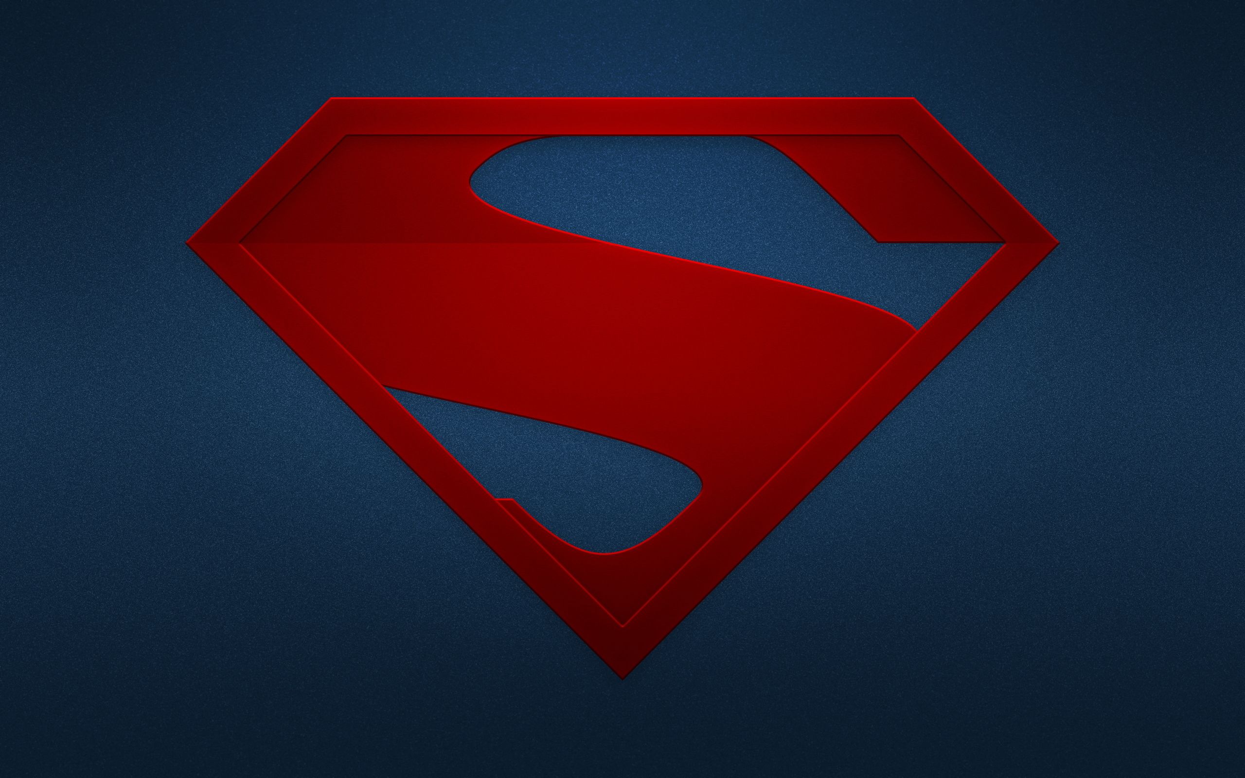 2560x1600 Wallpaper logo, emblem, Superman, logo, Superman, hq Wallpaper for mobile and desktop, section минимализм, resolution 2560x1600