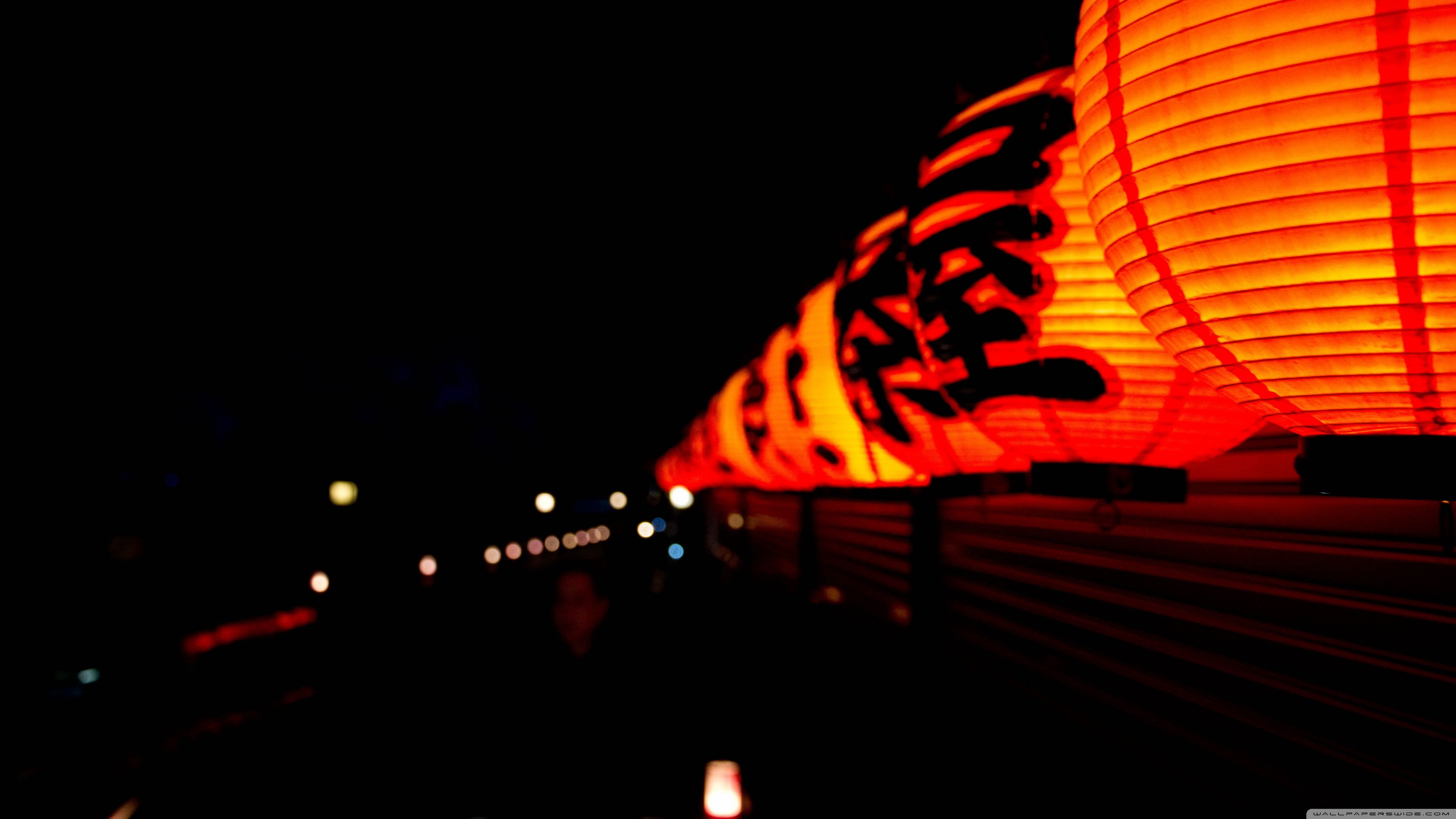 3840x2160 Japan 4k Night Wallpaper