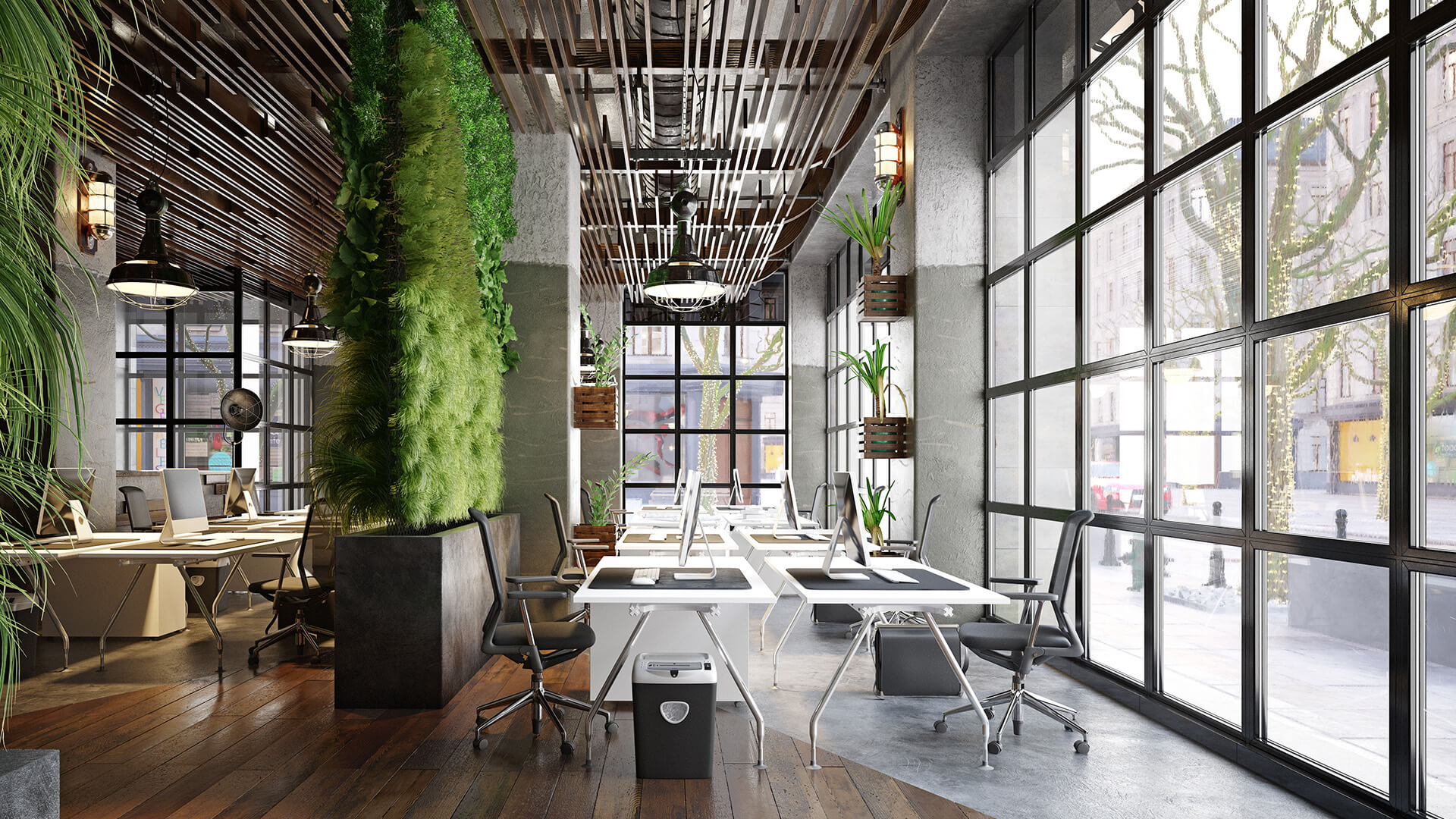 1920x1080 Greening the Workplace: How to Incorporate Plants and Boost Wellbeing At Work