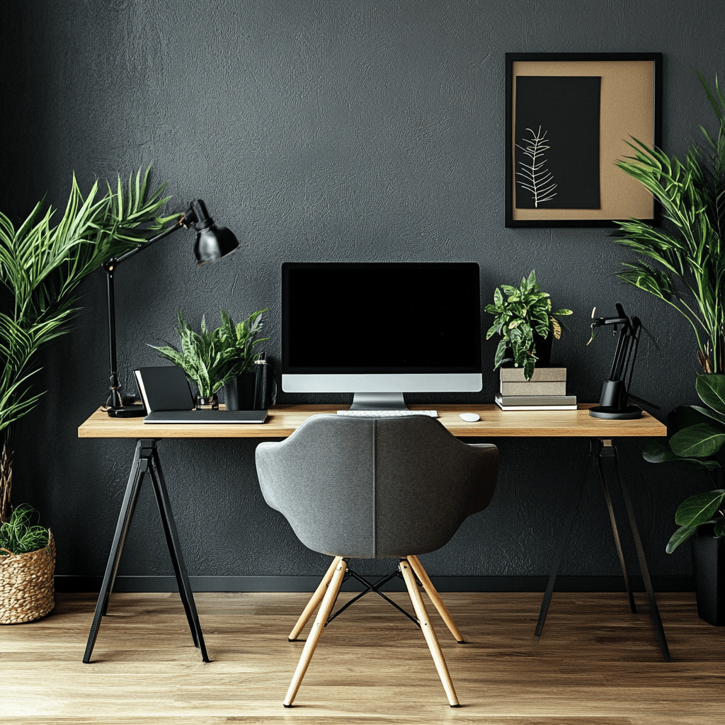 1024x1024 Improve your home office with plants