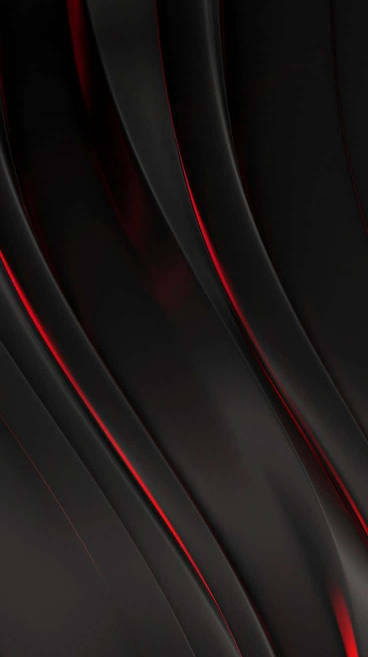 736x1311 Download A Black And Red Abstract Background With Wavy Lines Wallpaper