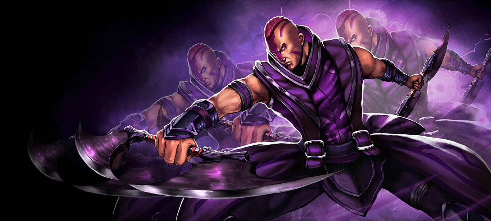 1722x778 Download Stunning Anti Mage Artwork In Battle Wallpaper