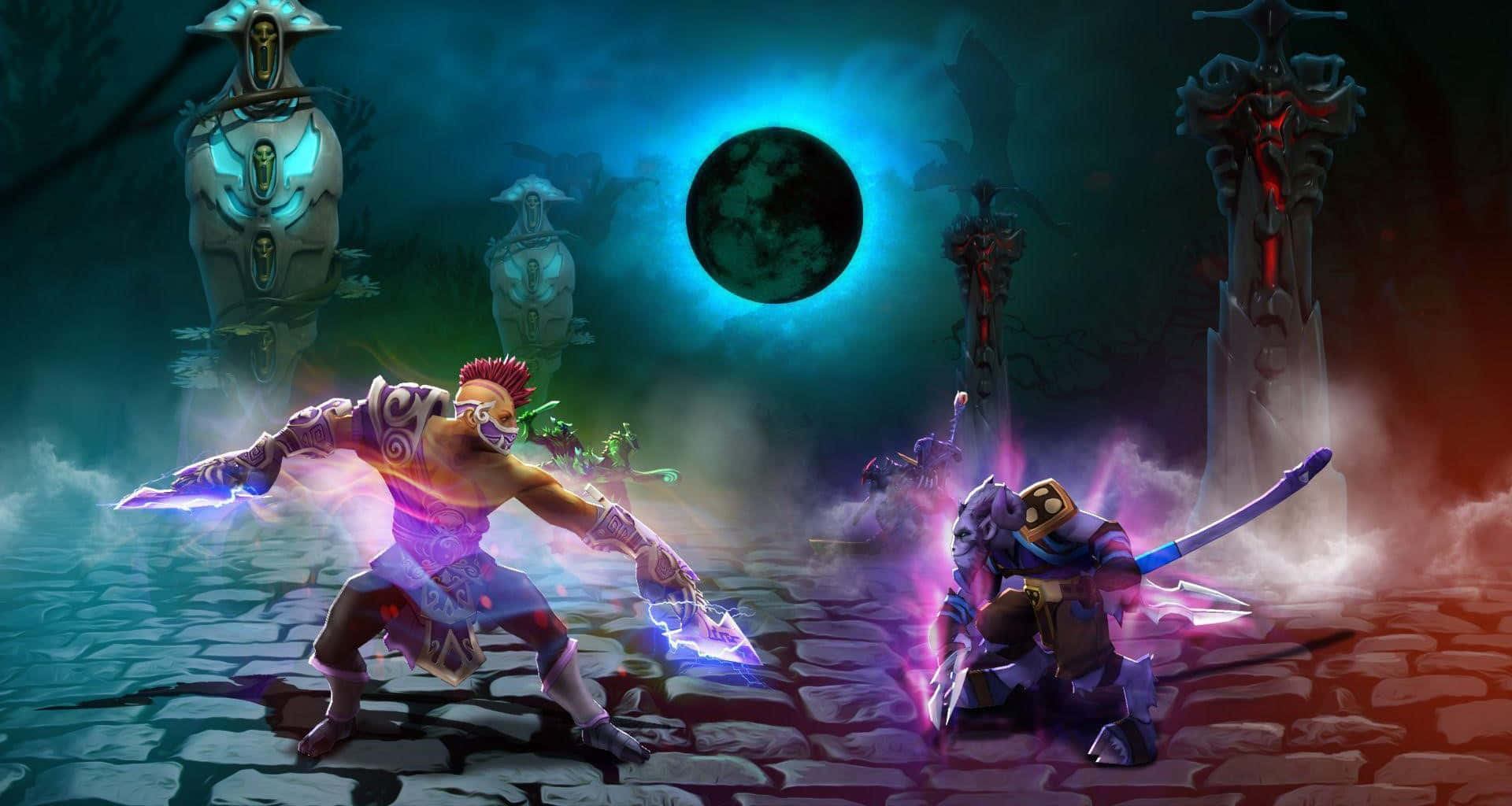 1920x1024 Download Anti Mage: The Ultimate Battle Mage In Action Wallpaper