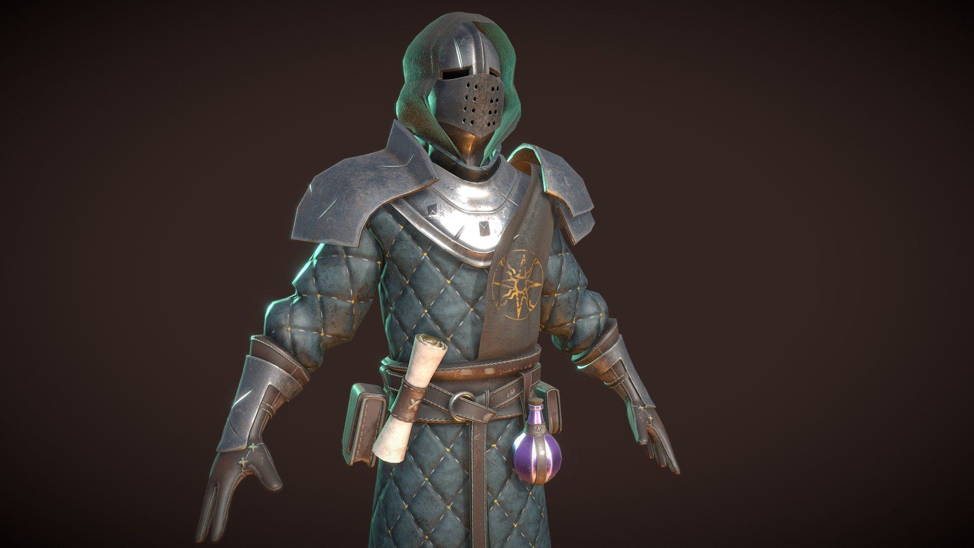 1920x1080 Battle Mage Model By Steven Janes [70682ad]