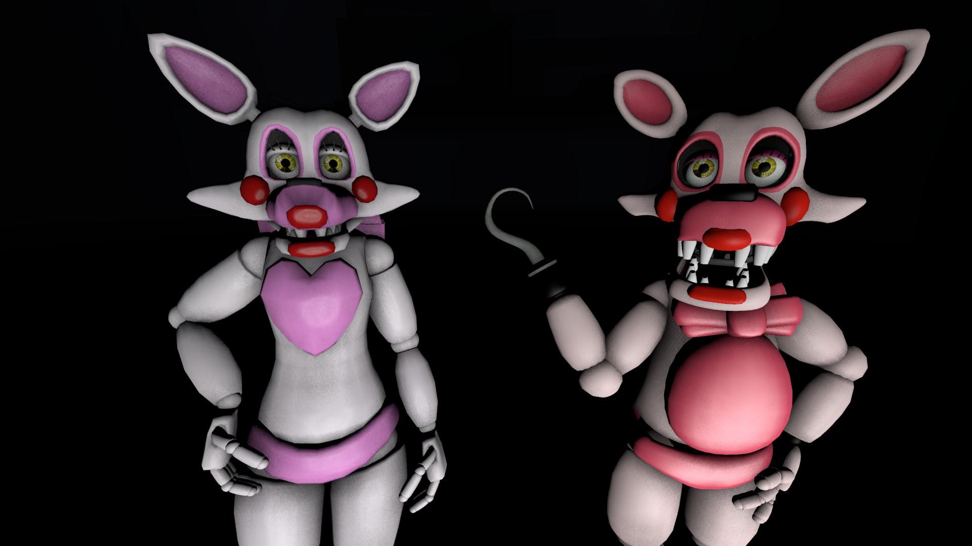 1920x1080 Foxy X Mangle Wallpaper
