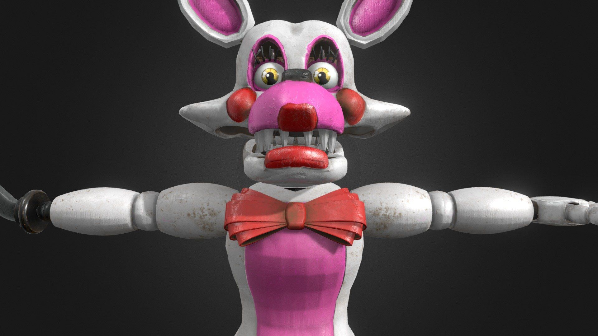 1920x1080 Funtime Foxy (FNaF HW) [MODEL EDIT] Free 3D model by Captain Allen [7ae8c9d]