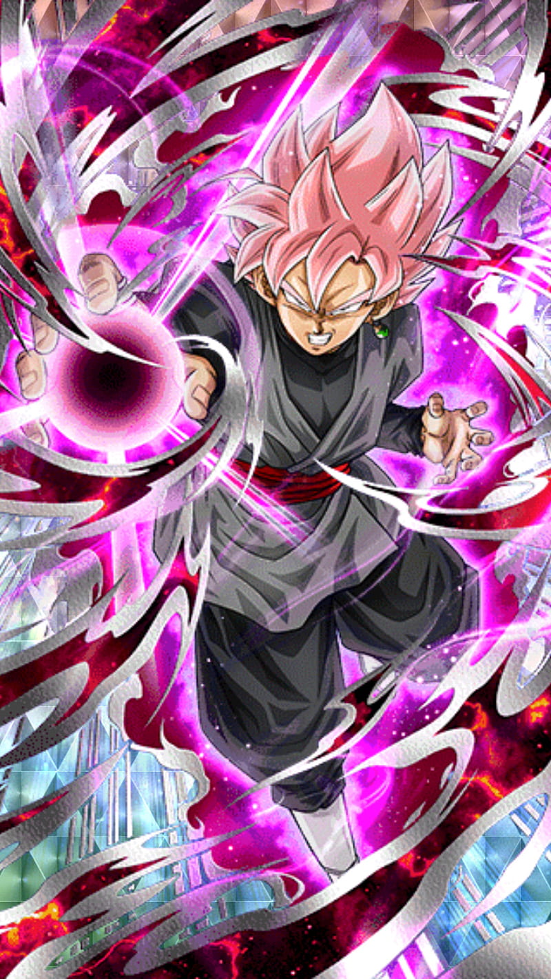 800x1422 Rose Goku black, gokublack, ssj, HD phone wallpaper