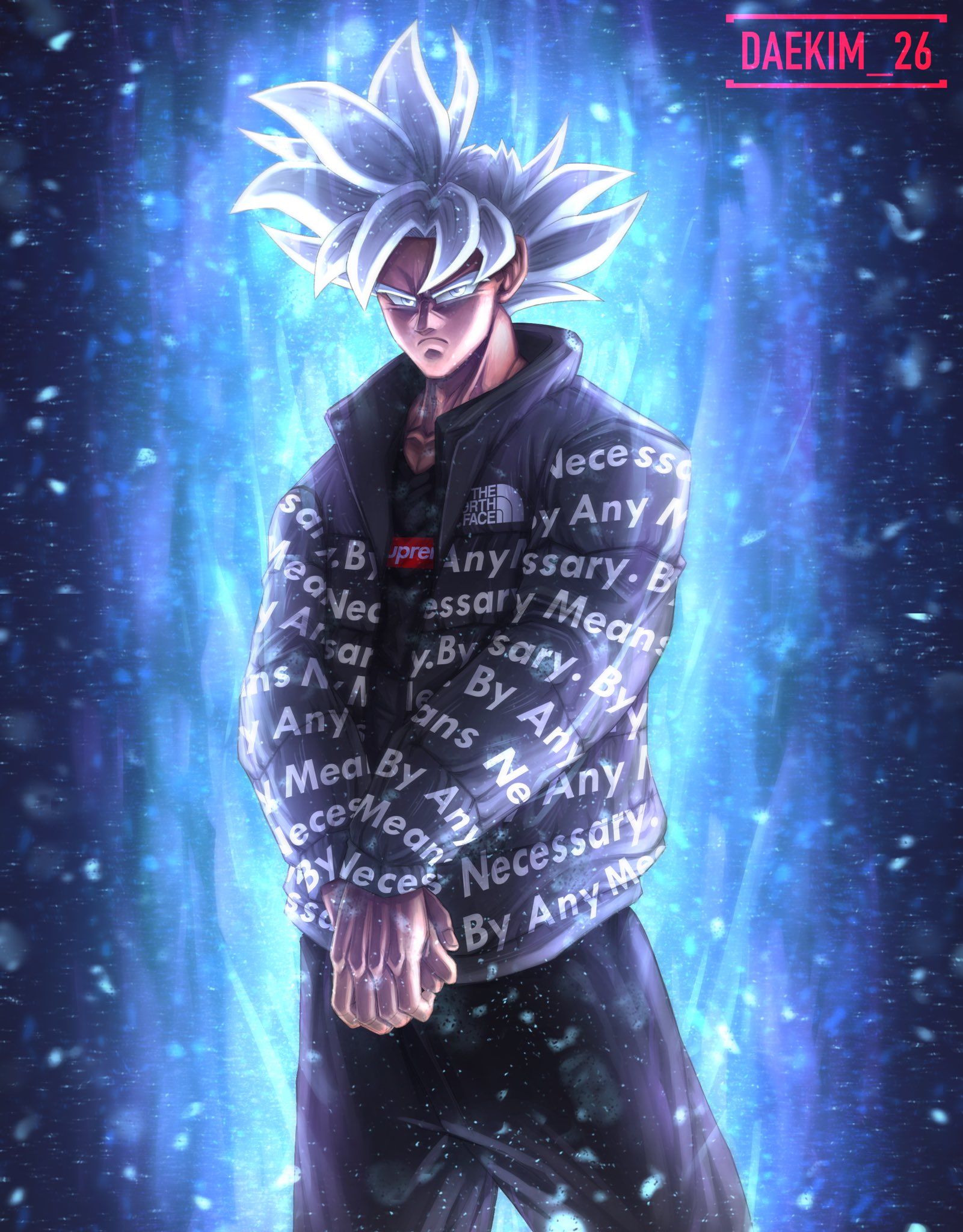 1601x2048 Drip Goku Black Wallpaper