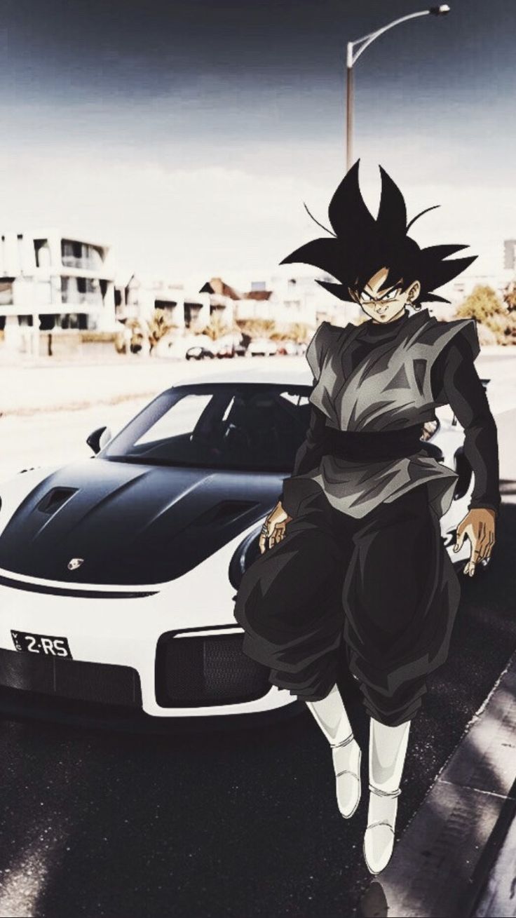 736x1309 Goku Black Wallpaper
